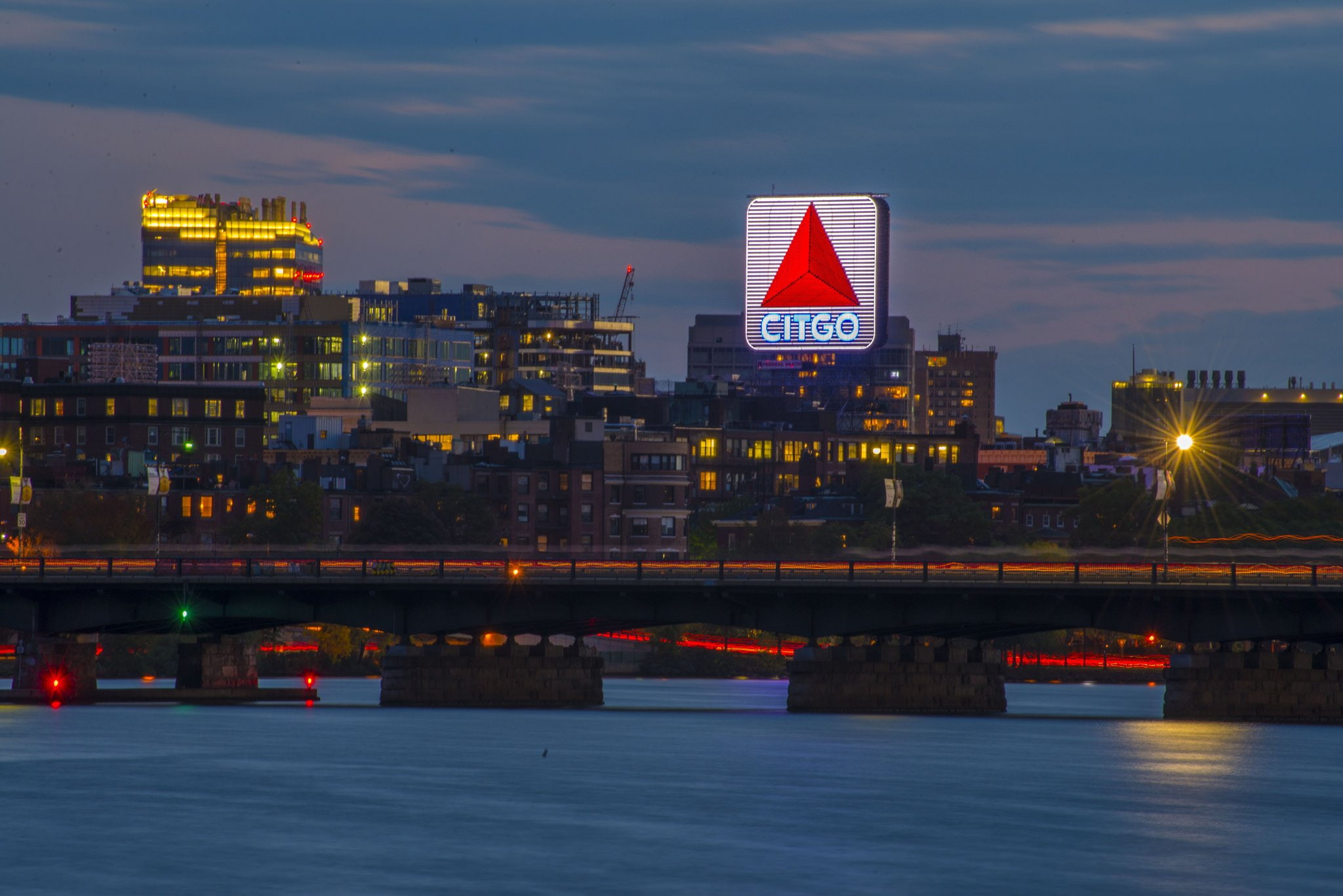 cities, boswash, skyline, bay, ocean, boston, bridges, atlantique, night, massachusetts, architecture, 1080P, usa, city, tower, HD Wallpaper