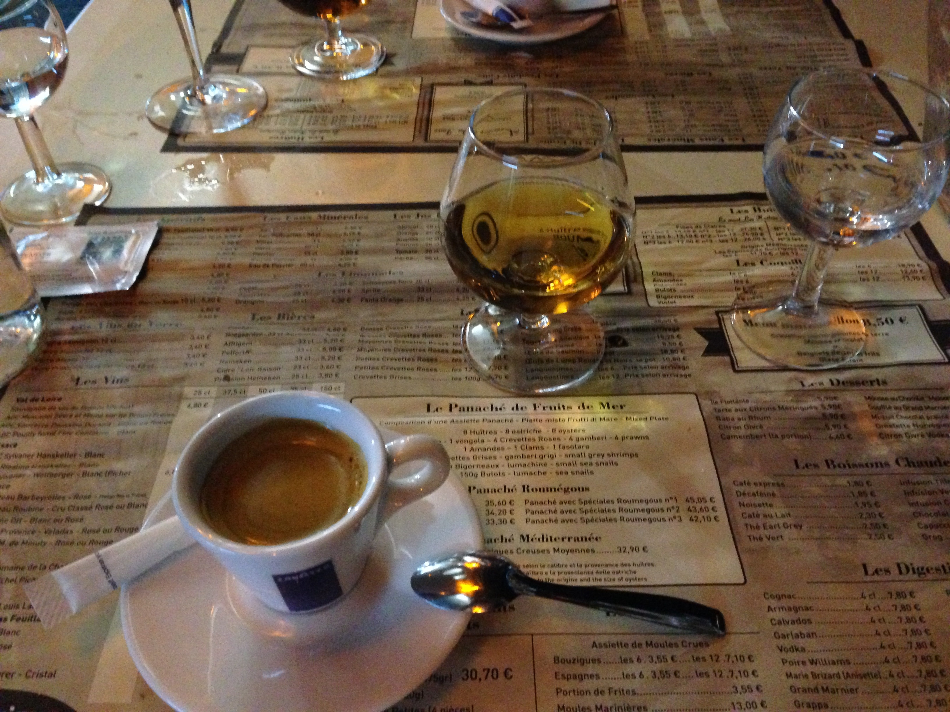 high angle view, still life, freshness, glass, france, restaurant, no people, coffee, drink, saucer, table, refreshment, mug, cognac, menu, nice, cup, coffee - drink, HD Wallpaper