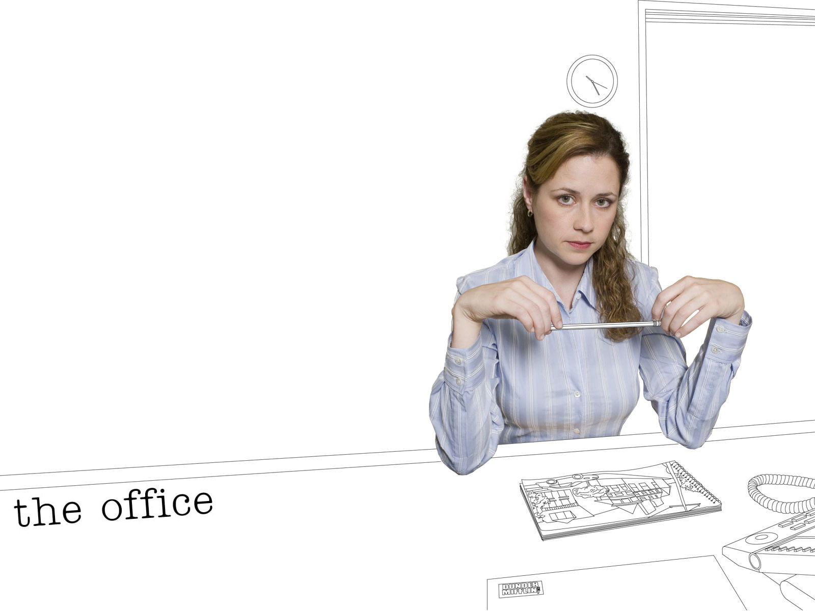 jenna, office, fischer, 720P, HD Wallpaper