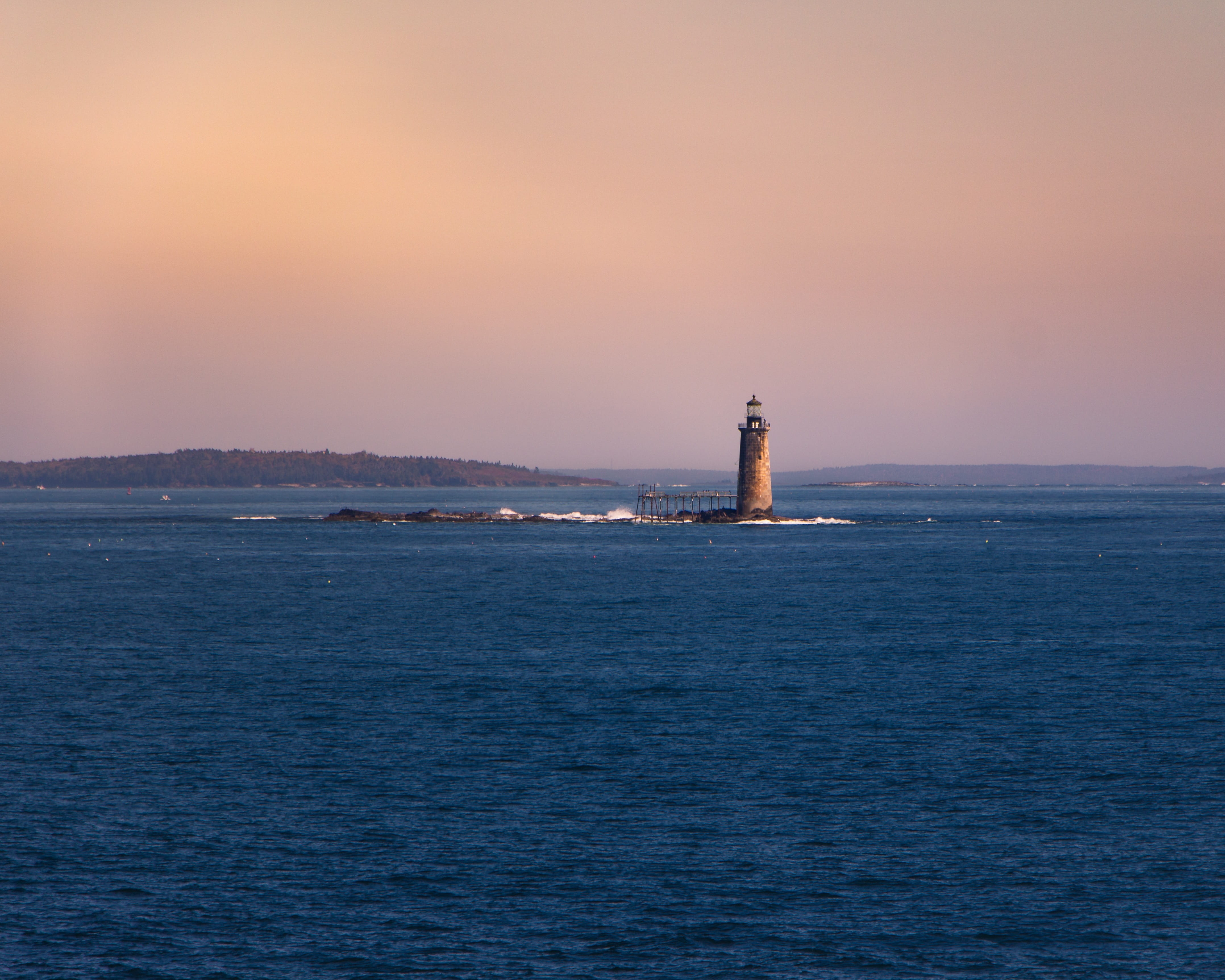 clouds, rocks, security, beauty in nature, building, water, horizon, guidance, mountain, no people, 4K, horizon over water, built structure, tower, lighthouse, HD Wallpaper