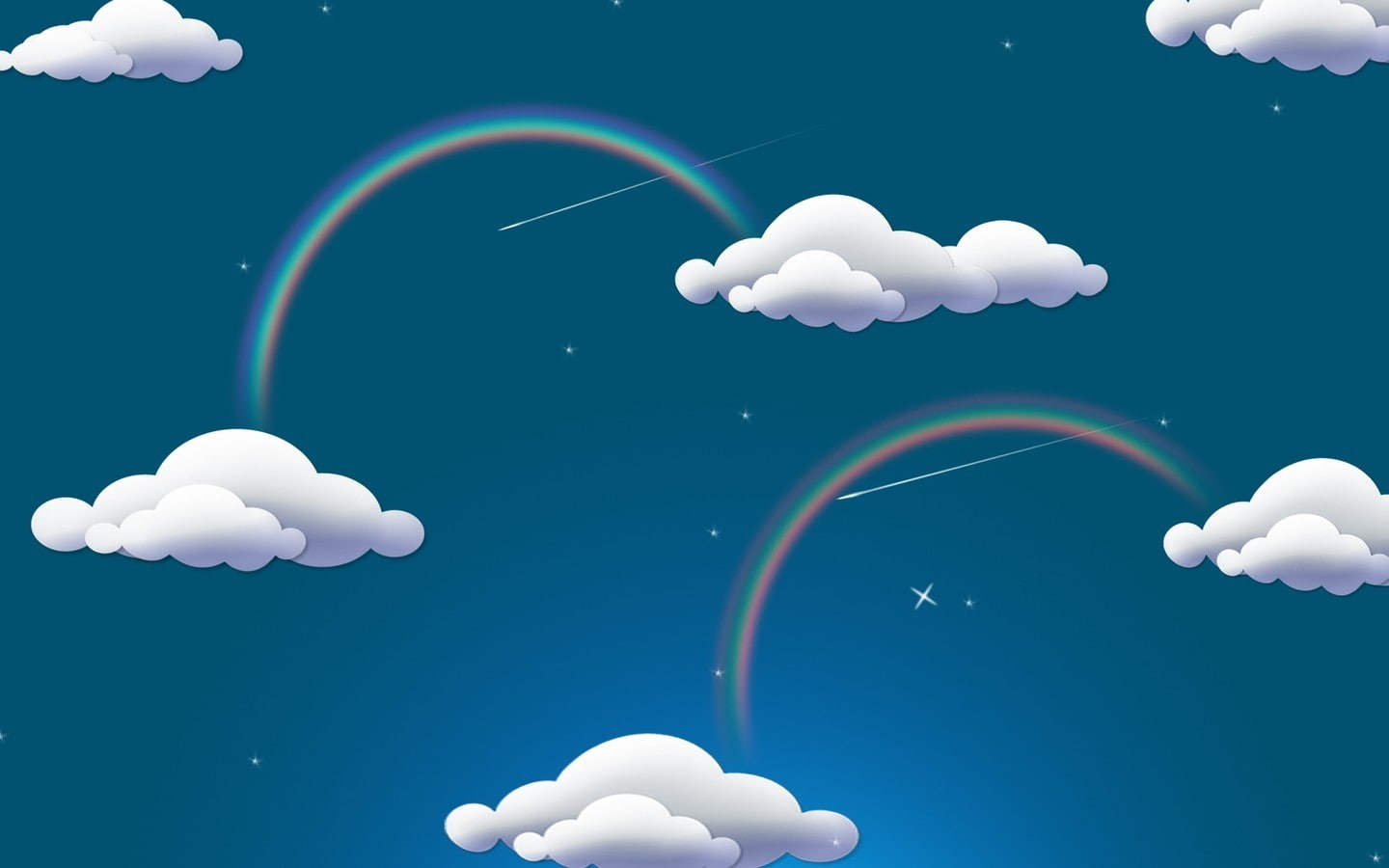purple, flying, outdoors, beauty in nature, bubble, stars, large group of objects, digital composite, sky, cloud - sky, rainbows, sunlight, digital art, HD Wallpaper