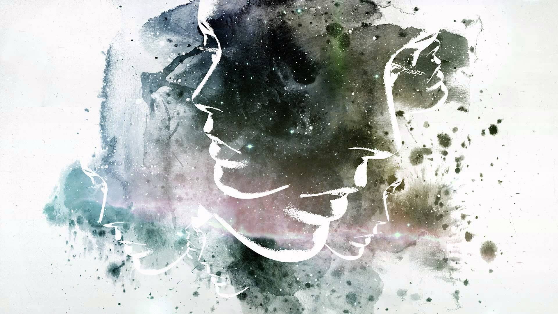 studio shot, wall - building feature, architecture, white background, nature, art and craft, close-up, 1080P, dirt, white, face, frame, water, paint, pattern, HD Wallpaper