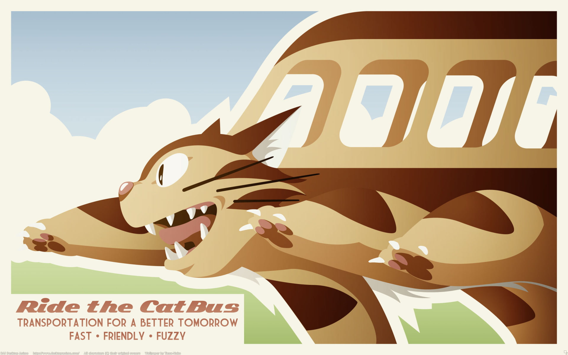 Movie, 1080P, My Neighbor Totoro, Catbus (My Neighbor Totoro), HD Wallpaper