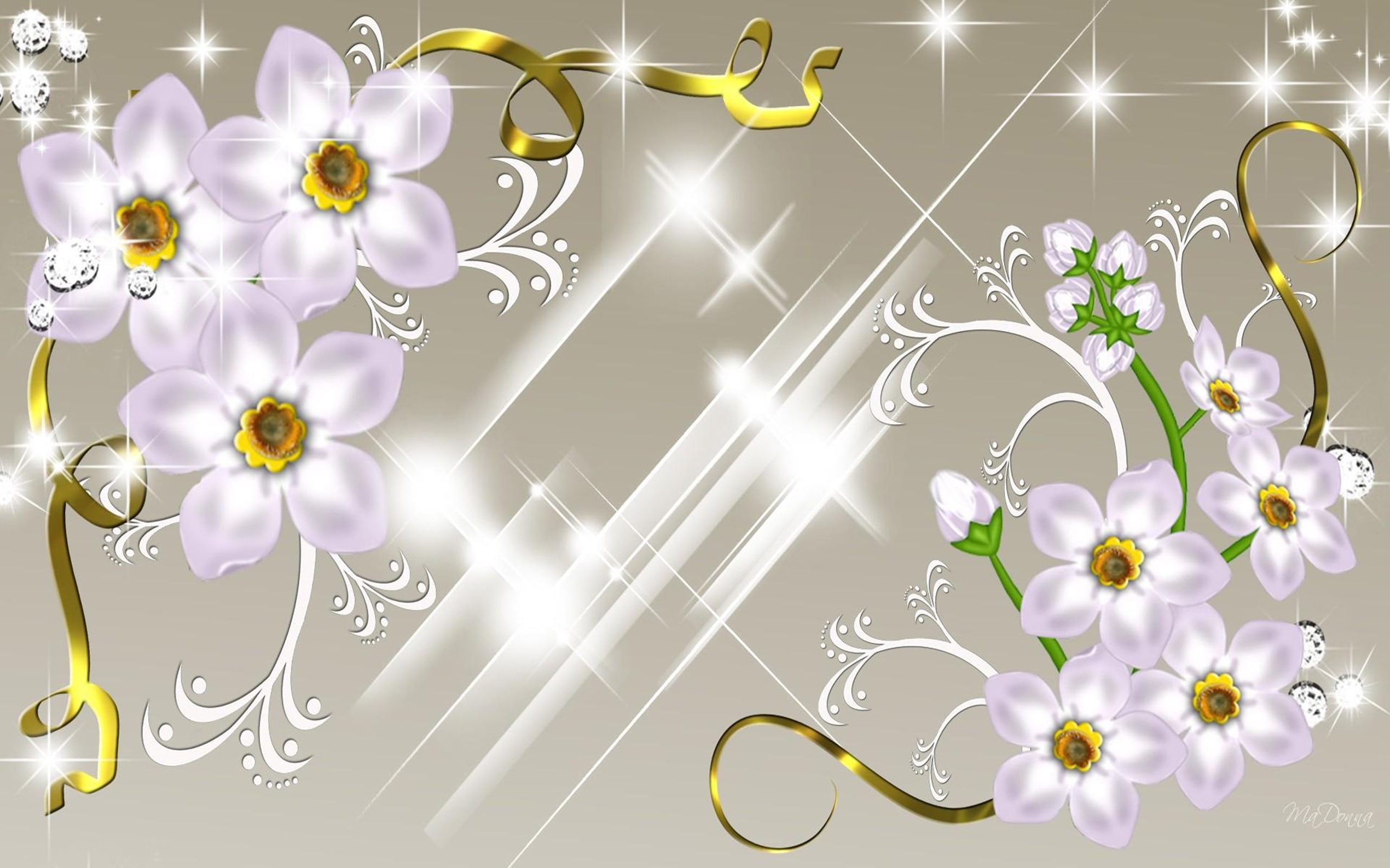 2K, floral, delight, HD Wallpaper