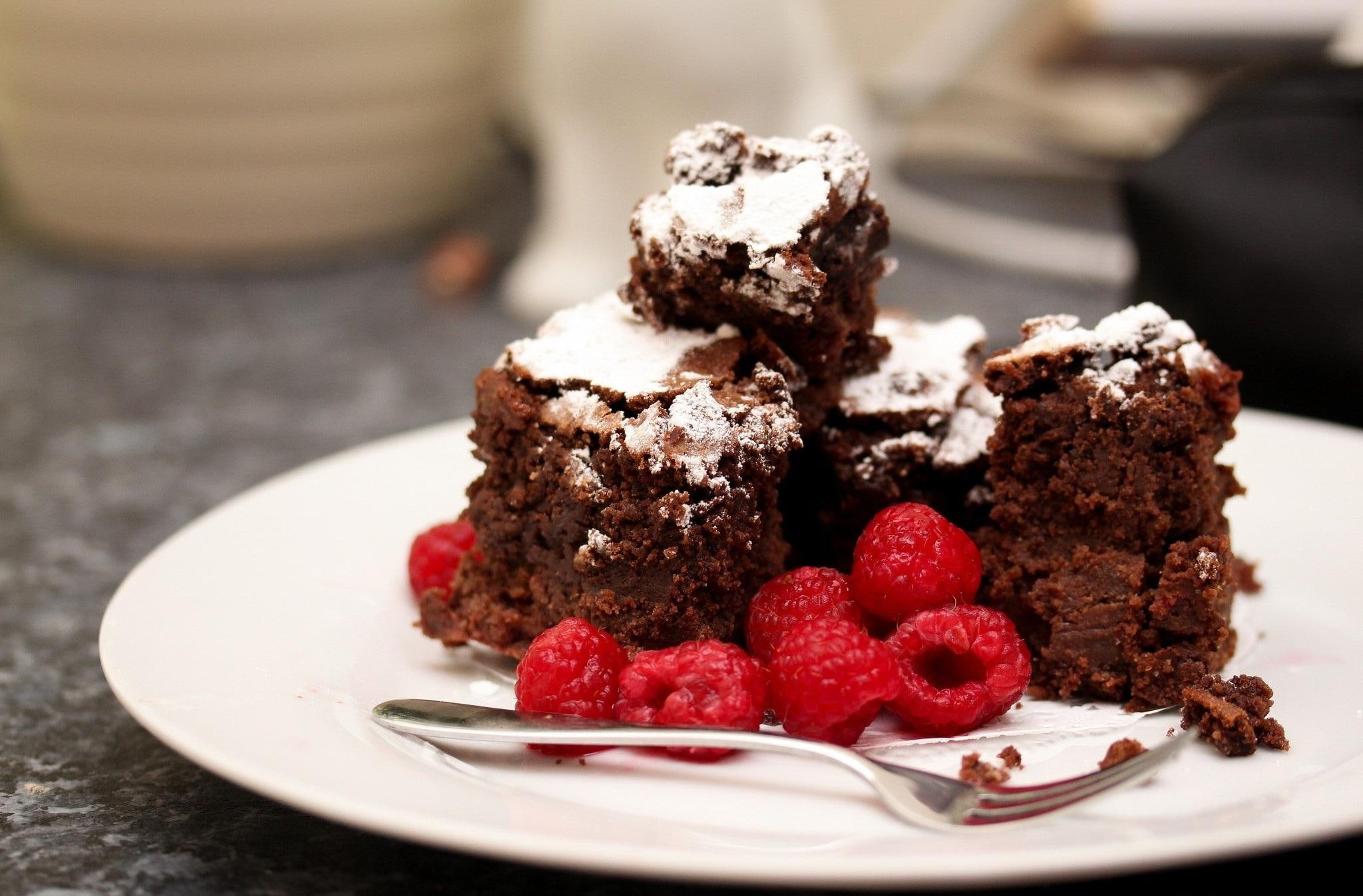 food, chocolete, raspberry, sweet, fruits, dessert, delight, 1080P, HD Wallpaper