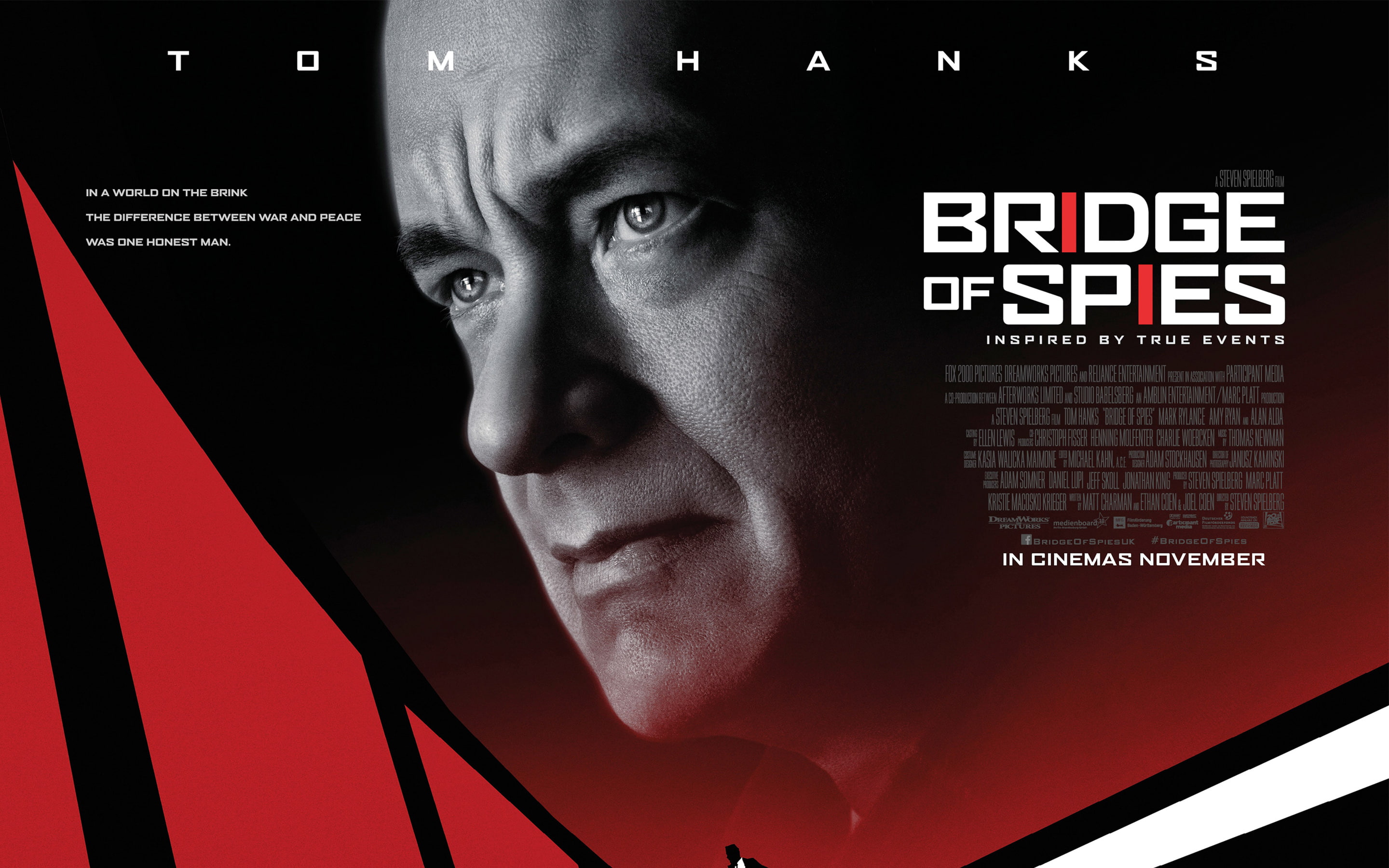 2K, bridge, movie, spies, hanks, tom, HD Wallpaper