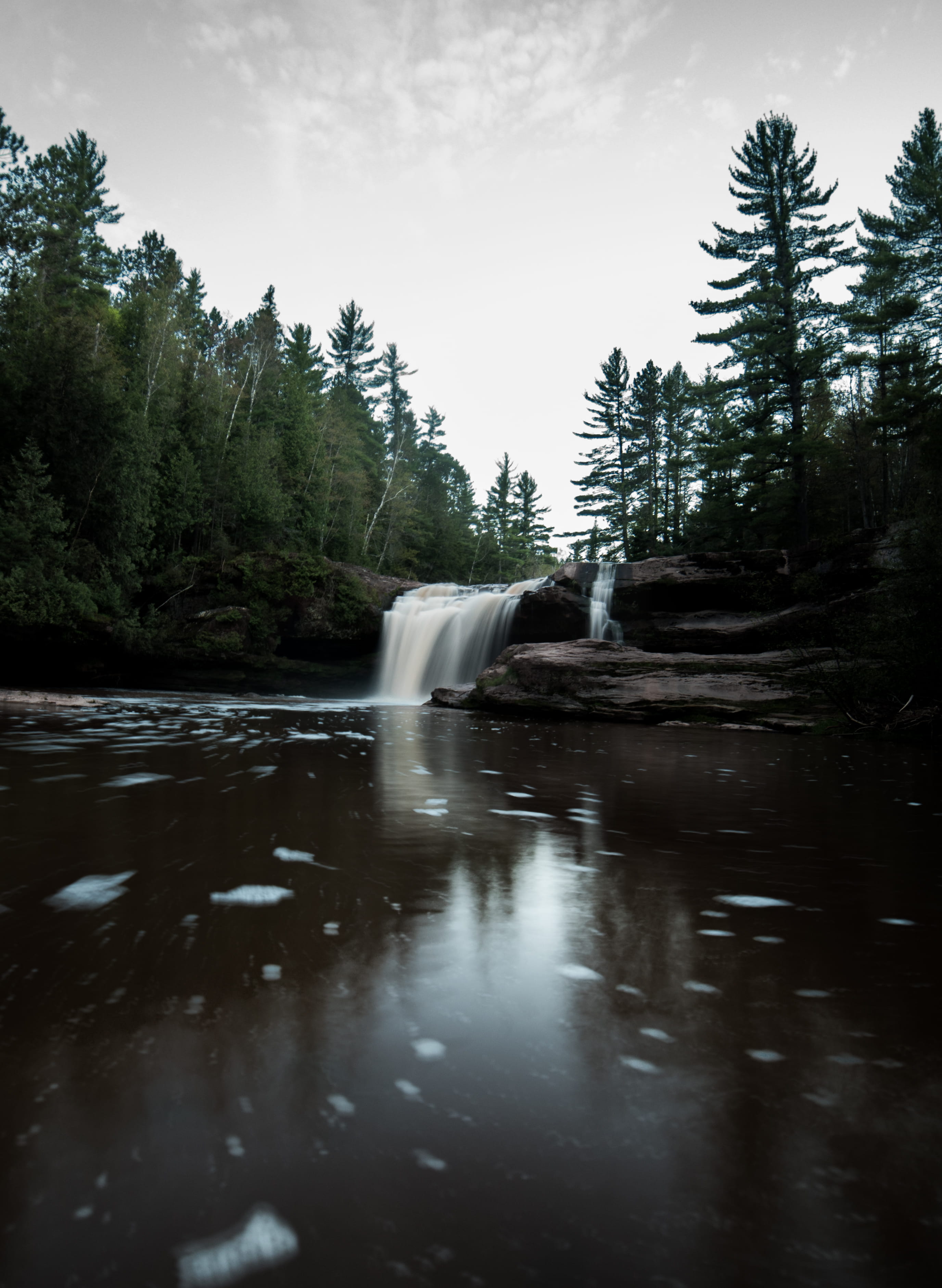 tranquility, boreal, day, tranquil scene, blurred motion, plant, beauty in nature, o kun de kun falls, no people, long exposure, power in nature, neat, Phone HD Wallpaper