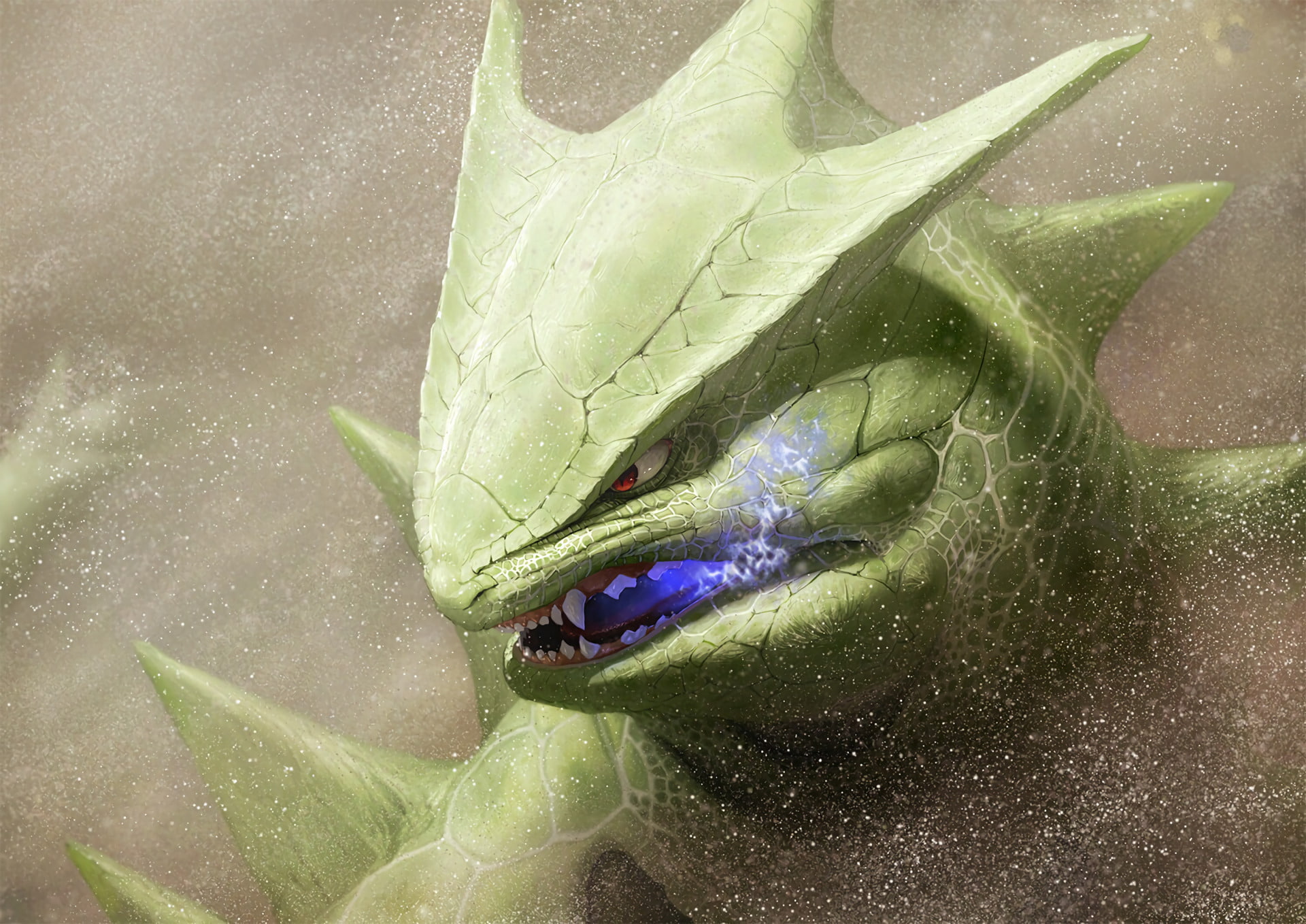 1080P, Pokémon, Tyranitar (Pokémon), HD Wallpaper