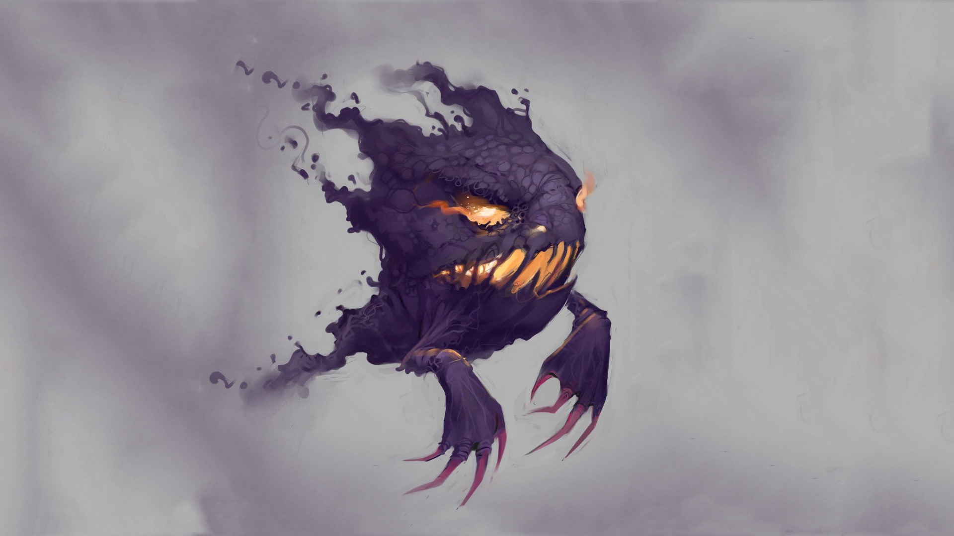 Haunter, Pokémon, 1080P, HD Wallpaper