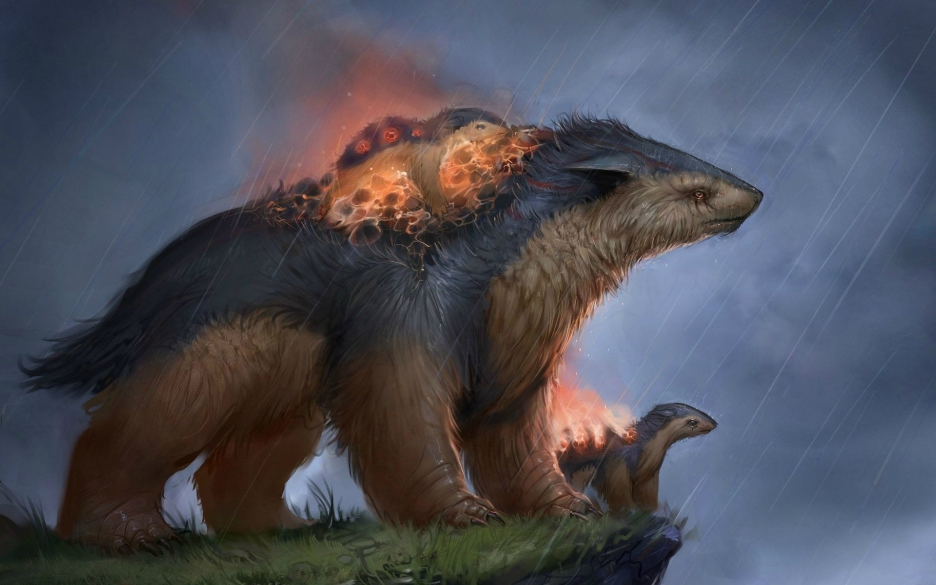 Typhlosion (Pokemon), Cyndaquil (Pokémon), Fire Pokémon, 1080P, Quilava (Pokémon), Pokémon, HD Wallpaper