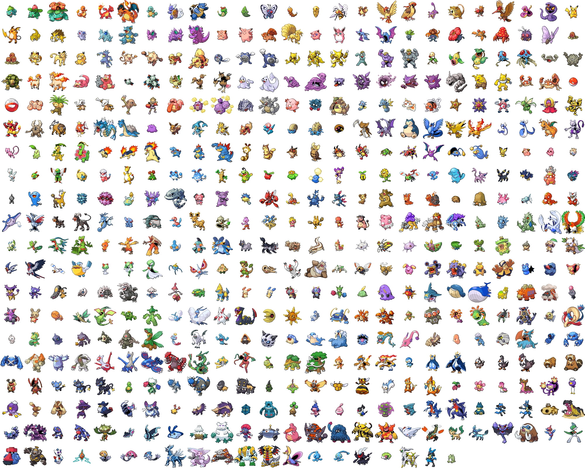 pokemon, gengar, pikachu, ivysaur, Bulbasaur, wartortle, squirtle, blas, art, hd, haunter, anime, charmeleon, venusaur, diglett, 1080P, HD Wallpaper
