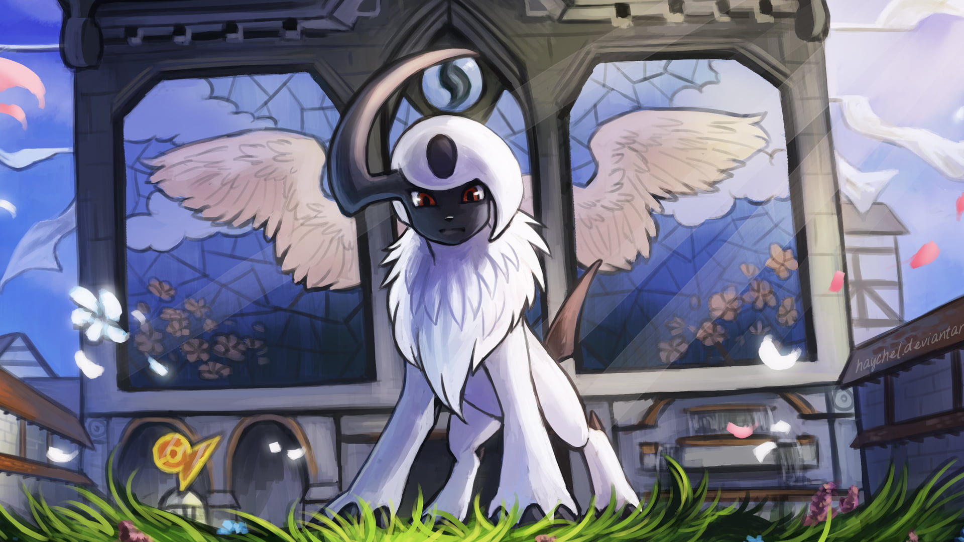 1080P, Absol (Pokémon), Pokémon, HD Wallpaper