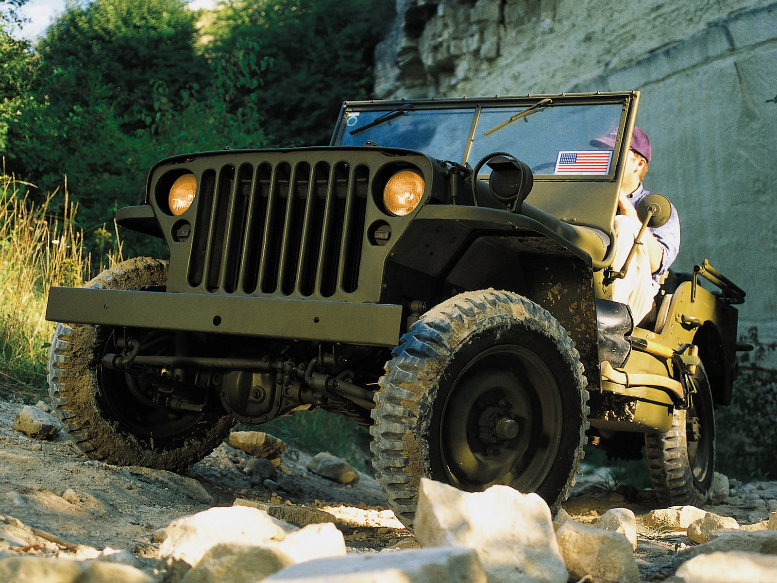 willys, 1942, m b, 720P, 4x4, offroad, military, HD Wallpaper