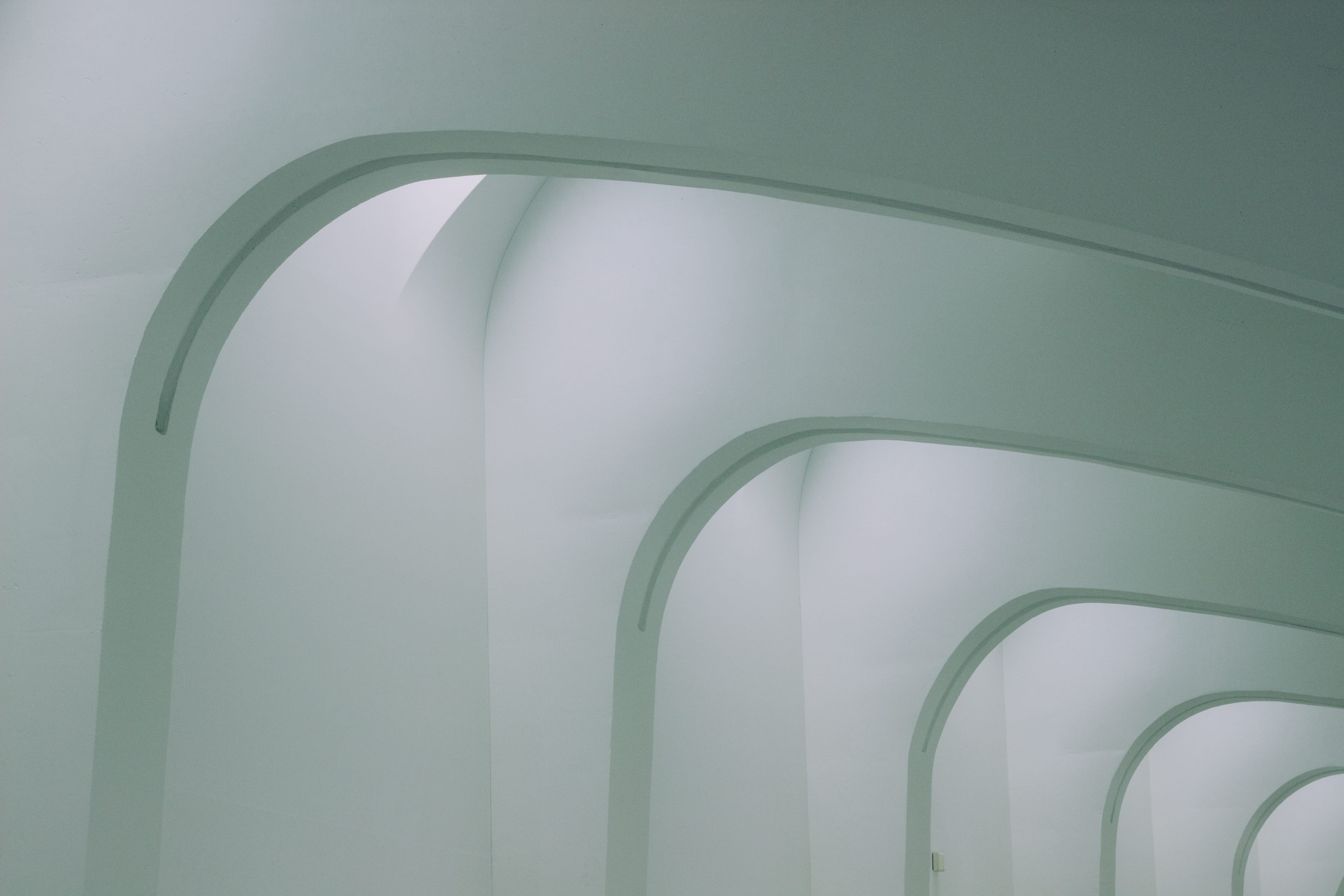 support, copy space, milwaukee, close-up, round, railing, interior, 5K, pattern, indoors, united states, ceiling, repeat, abstract, curve, glass - material, HD Wallpaper