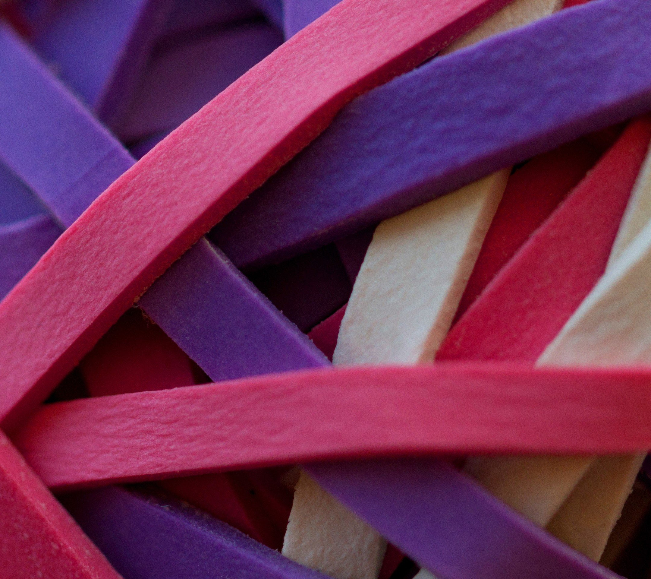 Pink, Rubber band, 1080P, HD Wallpaper