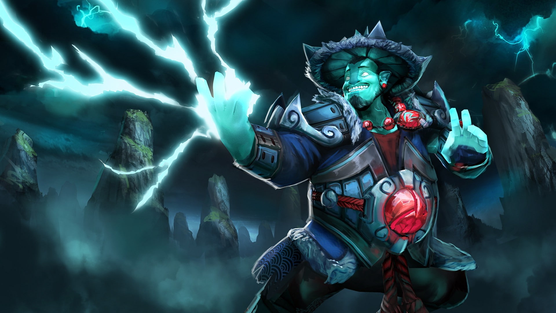 people, illuminated, Dota 2, religion, headwear, outdoors, fear, spirituality, 1080P, holding, human representation, Storm Spirit, men, adult, horror, HD Wallpaper
