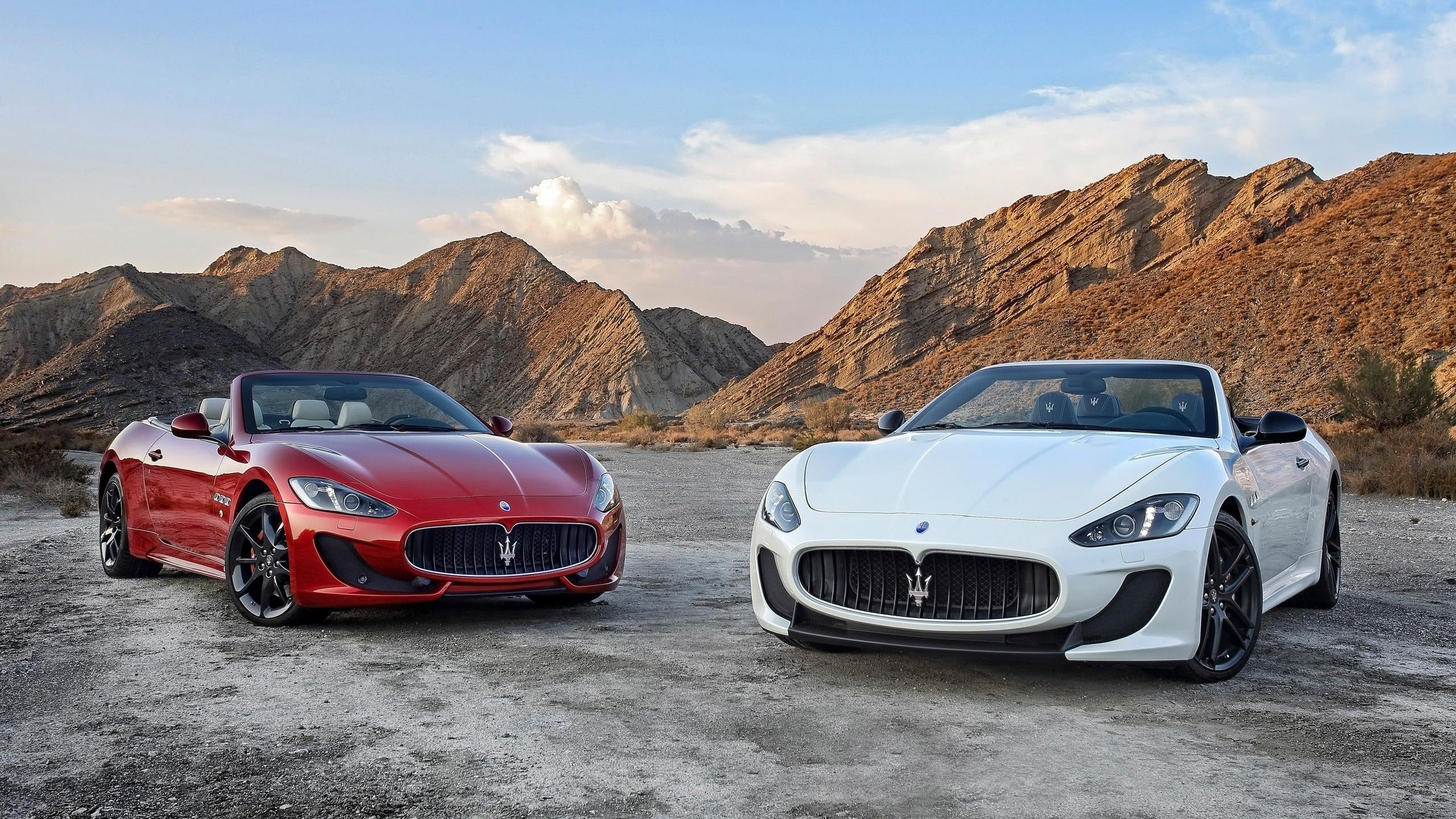 sports, grancabrio, 2K, mc, cars, maserati, convertible, 2014, HD Wallpaper