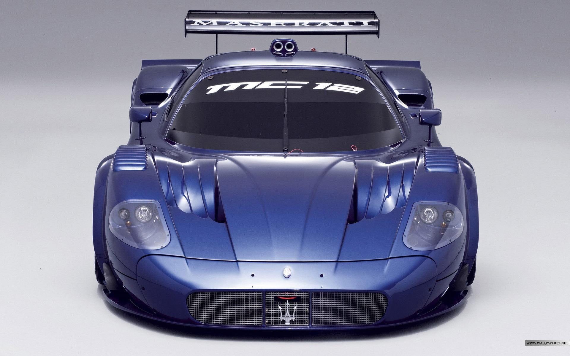 maserati, cars, blue, 1080P, HD Wallpaper