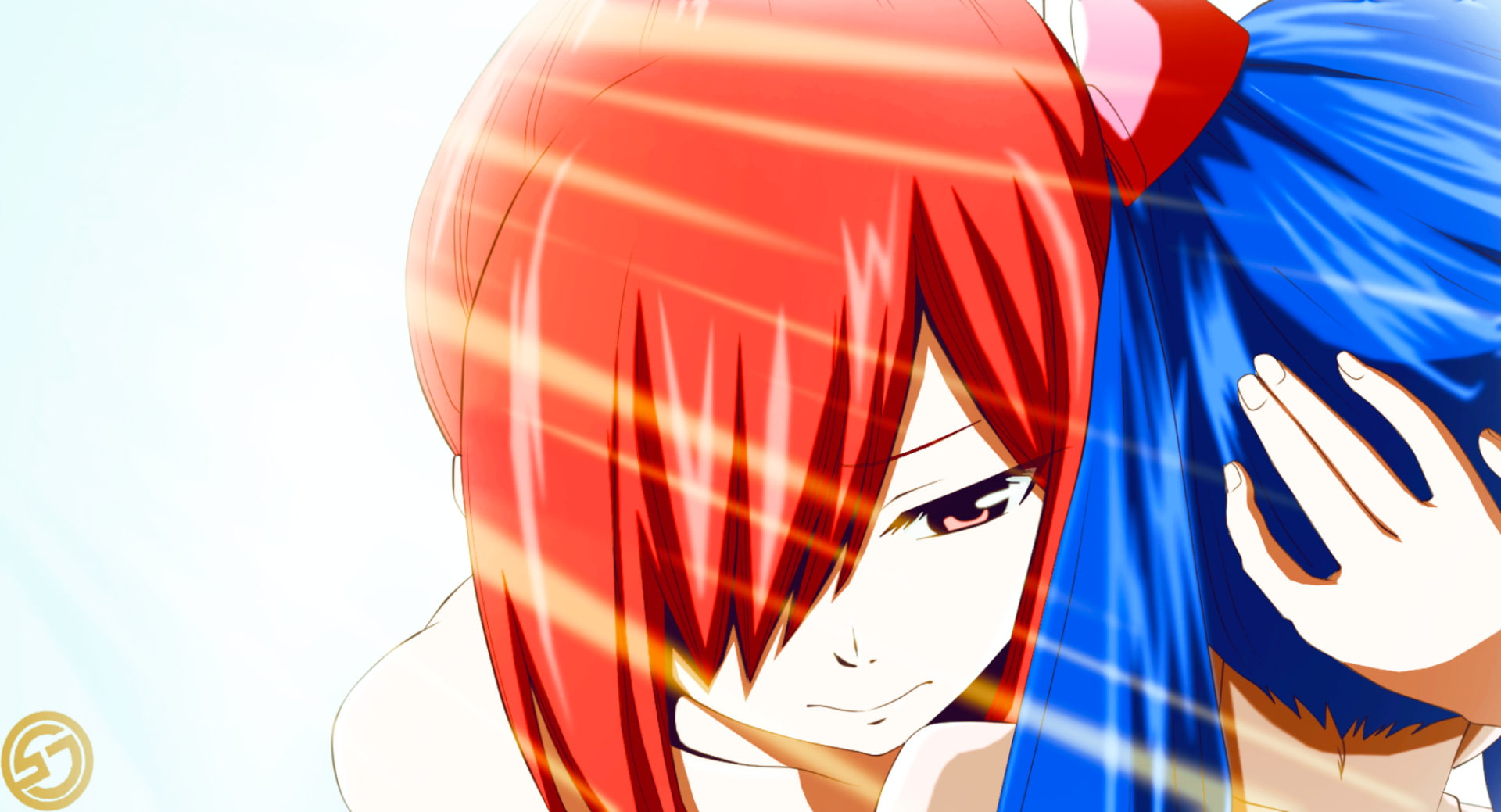Fairy Tail, Erza Scarlet, Wendy Marvell, 1080P, Anime, HD Wallpaper