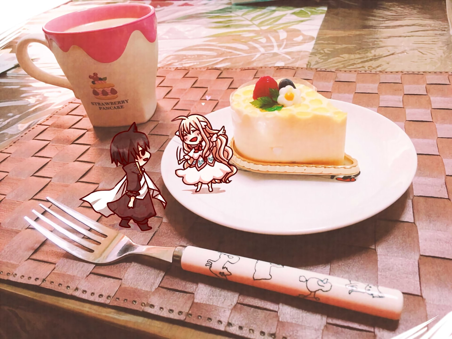 dessert, table, no people, baked, indoors, 1080P, Wendy Marvell, food, freshness, Fairy Tail, sweet food, tray, ready-to-eat, text, still life, Zeref Dragneel, HD Wallpaper