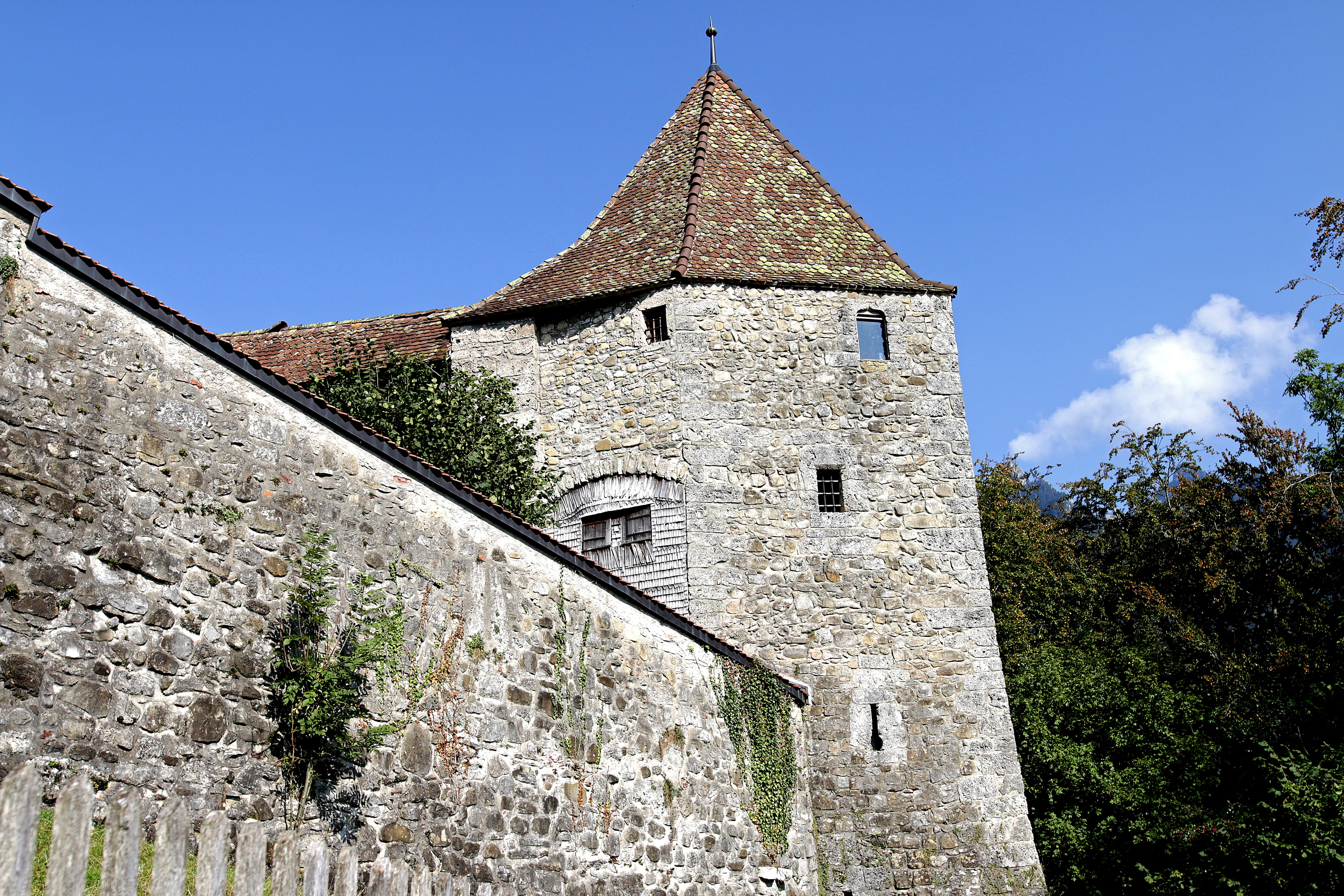fairytale, religion, building, the past, castle, spire, low angle view, old, no people, blue, gruyères, wall, history, place of worship, tower, historical, HD Wallpaper