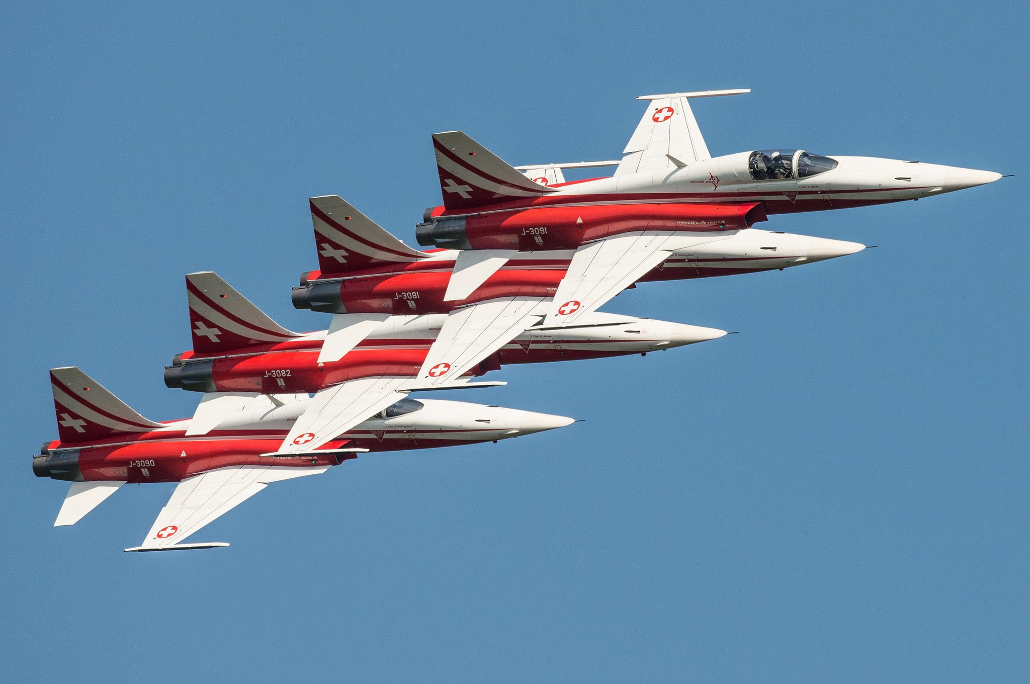 aircraft, aviation, f 5, patrouille, acrobatic, 1080P, suisse, air, freedom, jet, fighter, northrop, HD Wallpaper