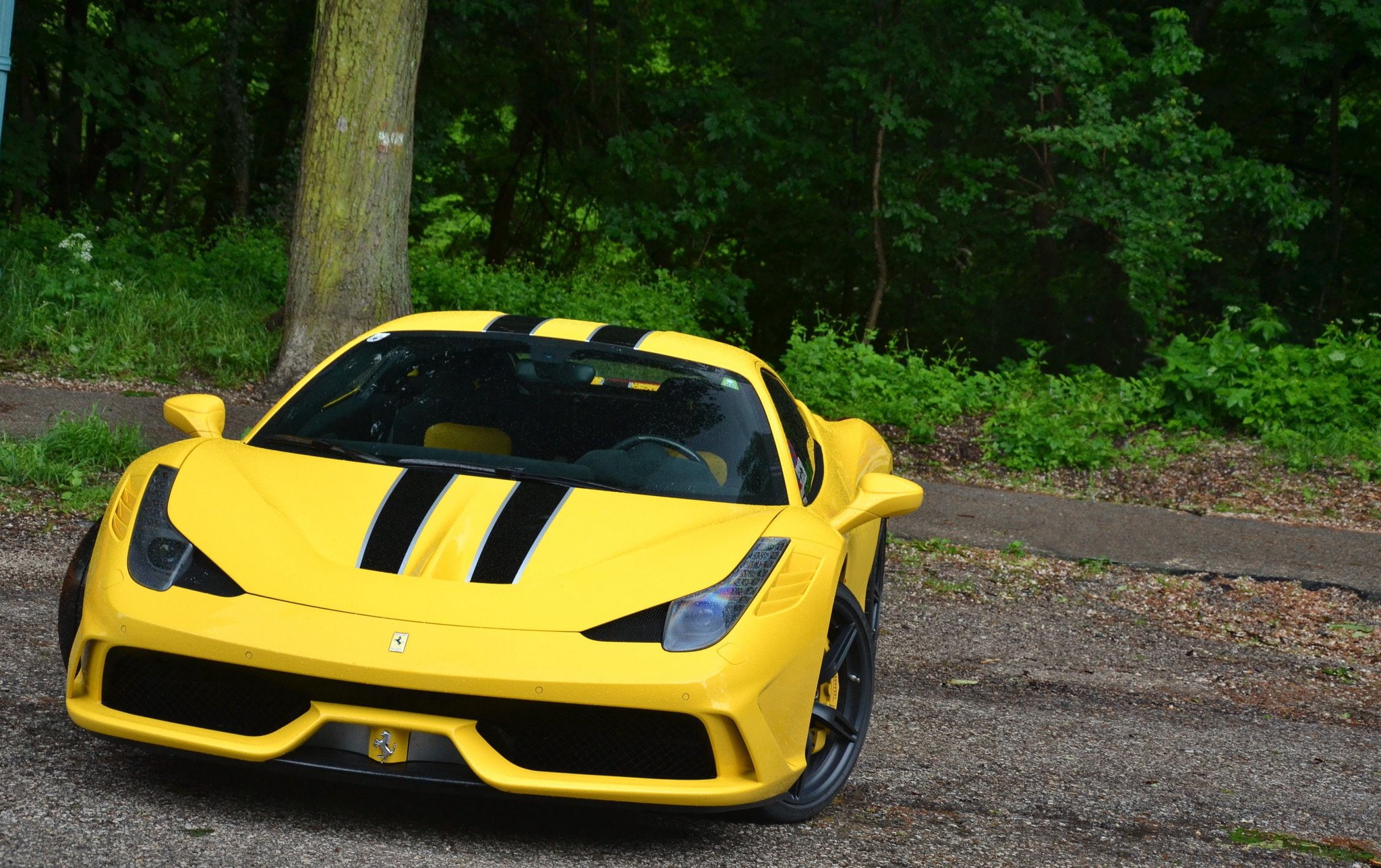 yellow, speciale, supercar, 1080P, jaune, ferrari, 458, giallo, 2013, HD Wallpaper