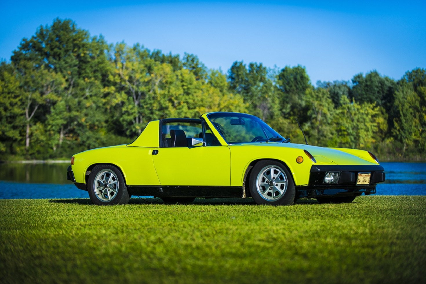 coupe, 720P, 914, porsche, 916, germany, jaune, cars, classic, HD Wallpaper