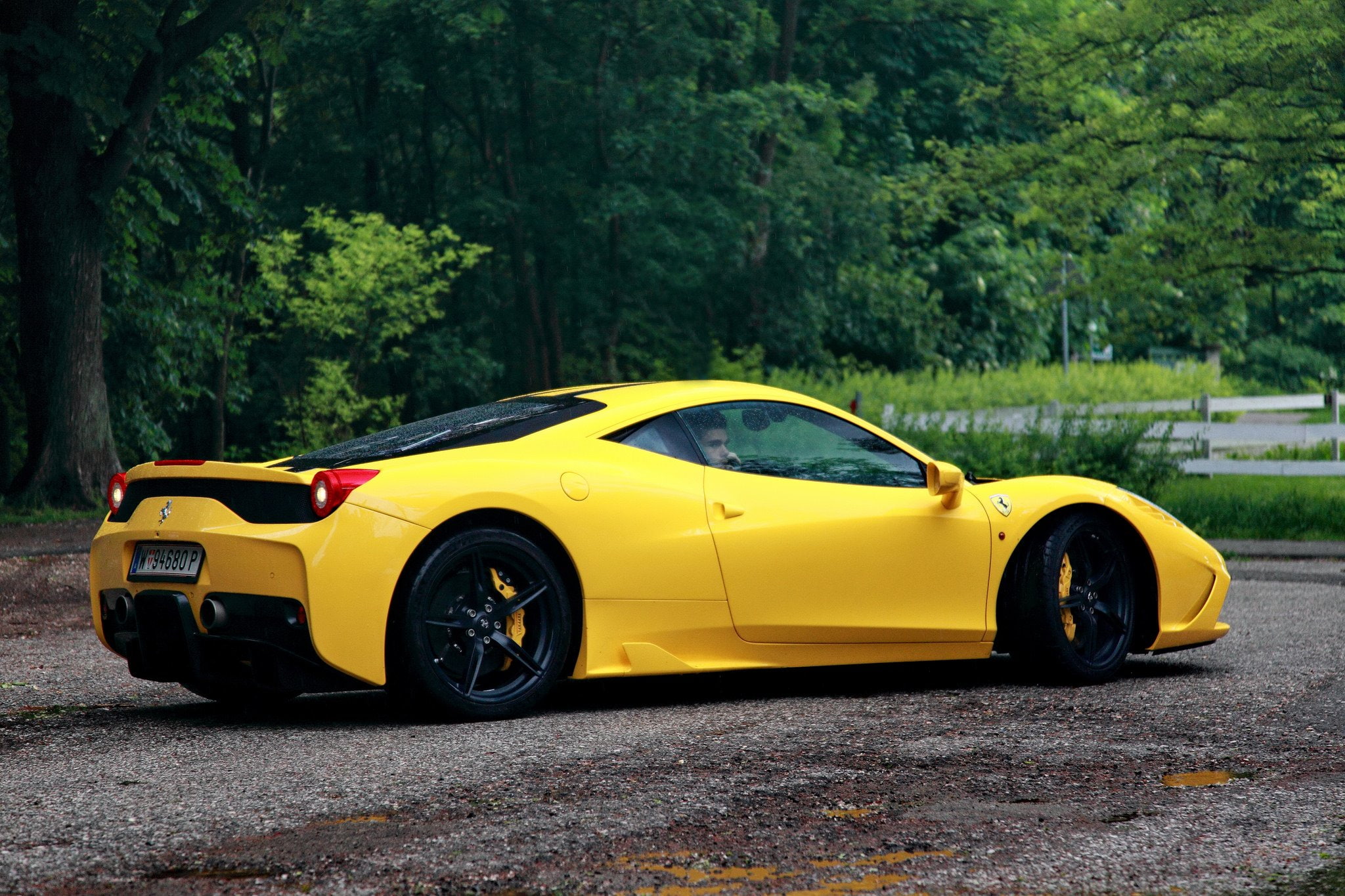 2013, giallo, 1080P, jaune, 458, ferrari, speciale, yellow, supercar, HD Wallpaper