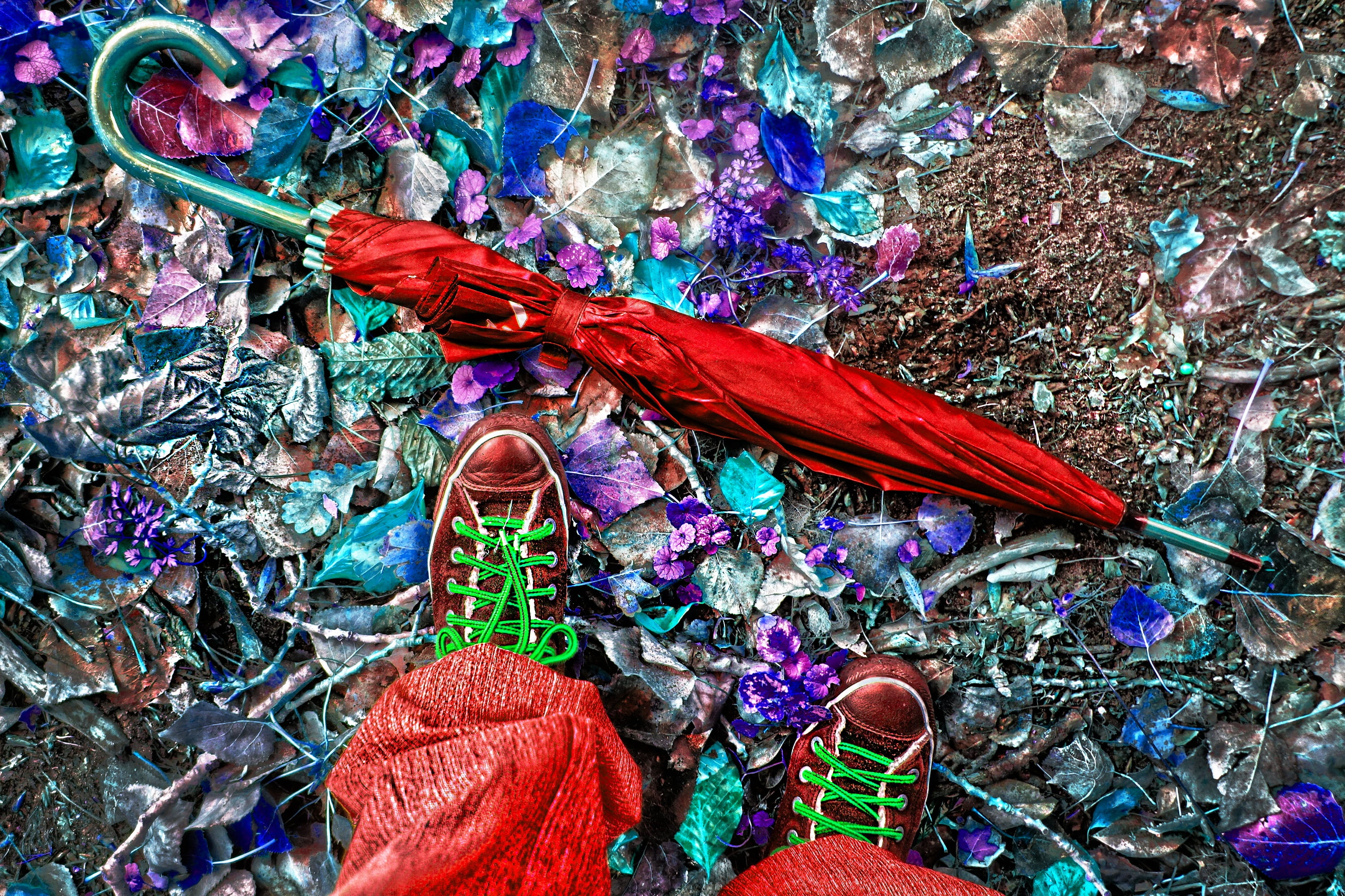 directly above, close-up, craft, shoes, 2K, clothes, warm clothing, fairyland, high angle view, fashion, full frame, wonderland, fantasy, accessories, HD Wallpaper
