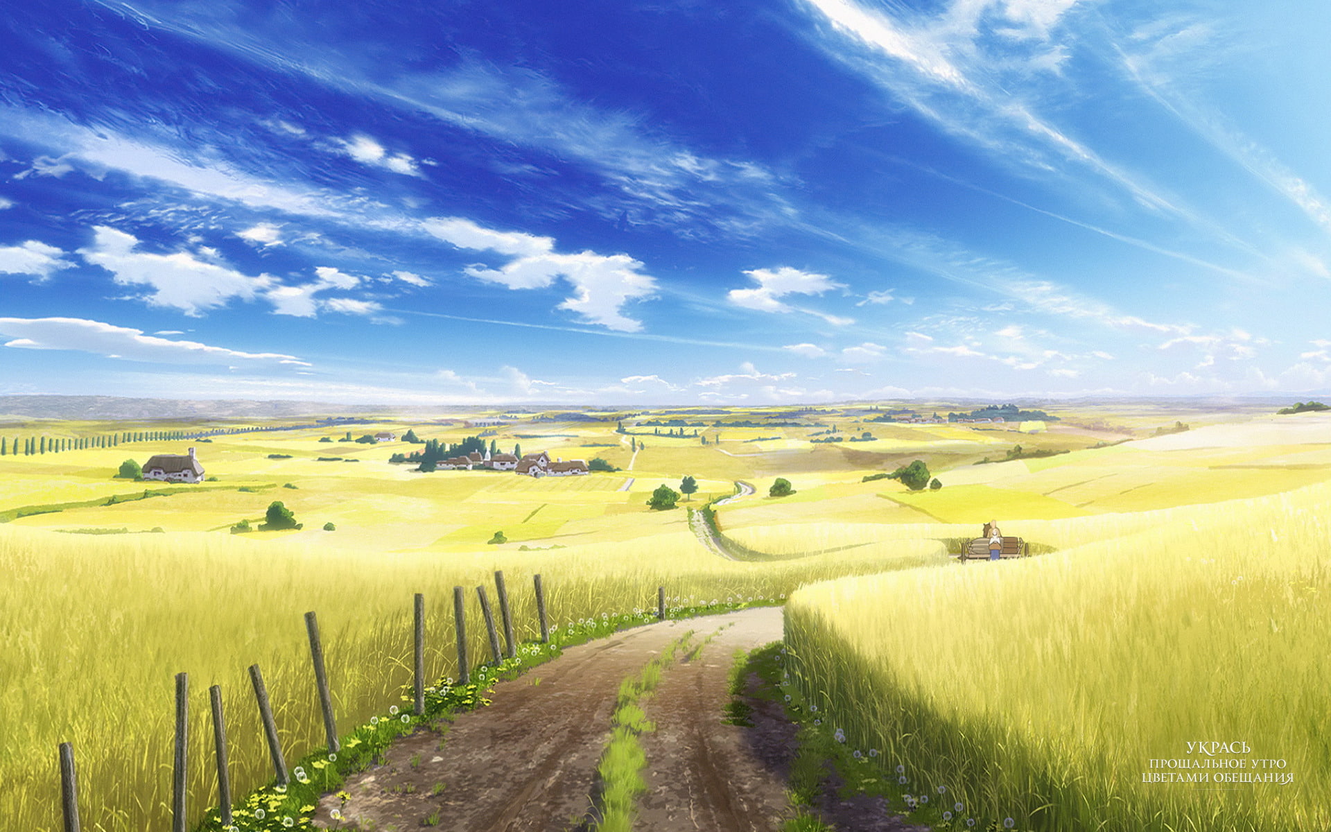 Sayonara no Asa ni Yakusoku no Hana wo Kazarou, Anime, 1080P, HD Wallpaper