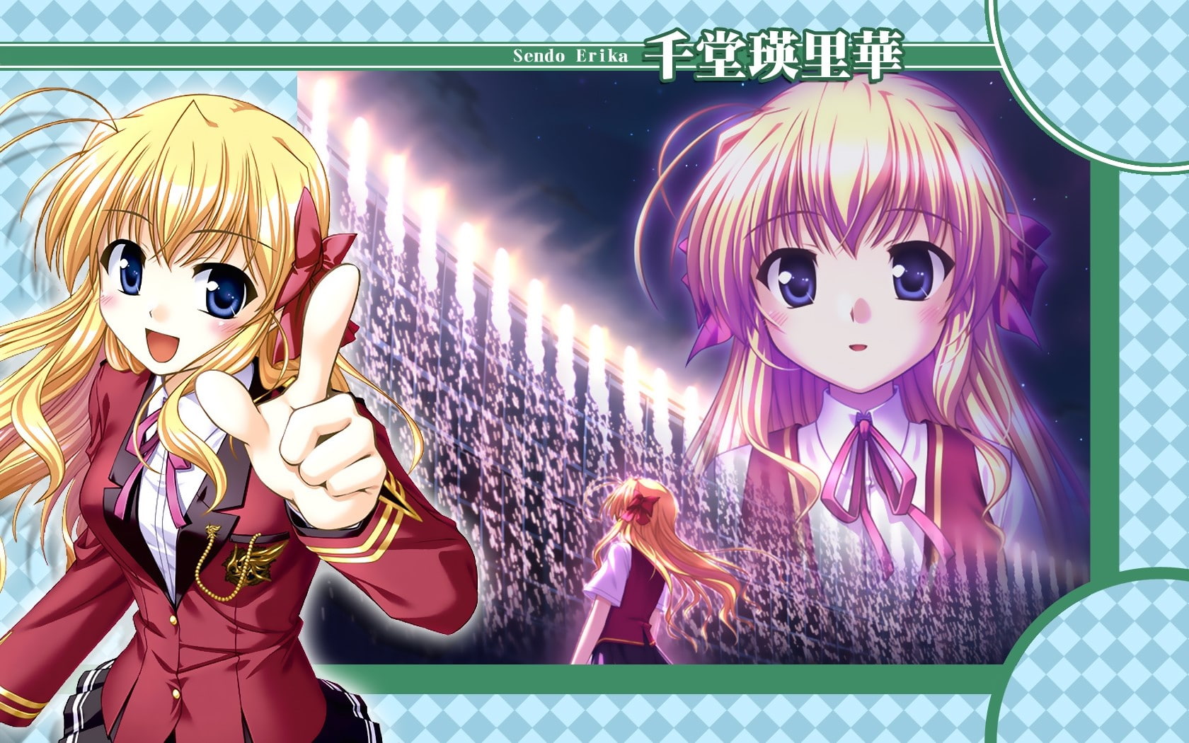 720P, childhood, Blush, toy, art and craft, women, Fortune arterial akai yakusoku, celebration, indoors, mask, Girl, creativity, Blonde, illuminated, front view, HD Wallpaper