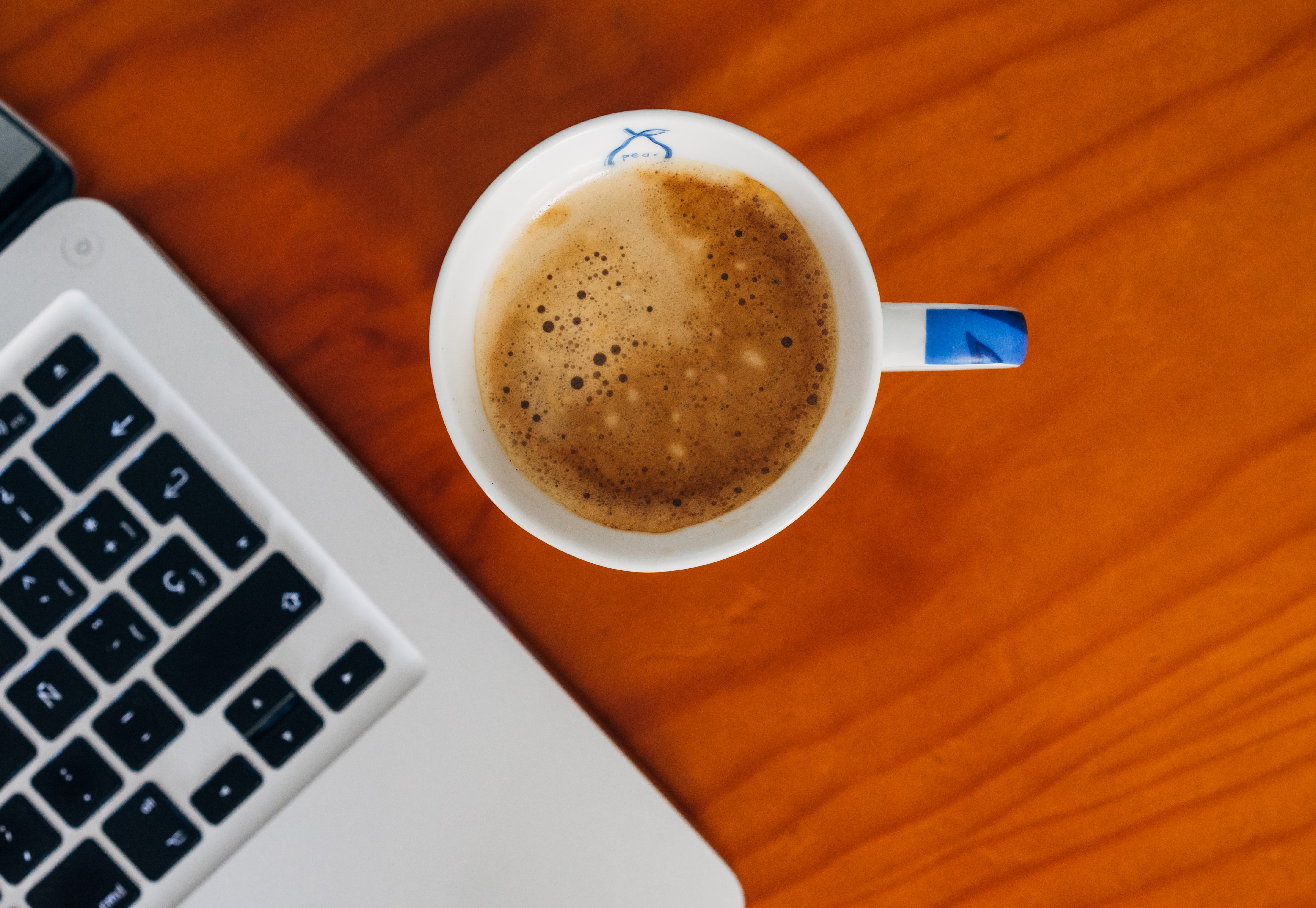 mug, still life, business, connection, communication, computer, crockery, espresso, high angle view, teacup, technology, macbook, refreshment, non-alcoholic beverage, HD Wallpaper