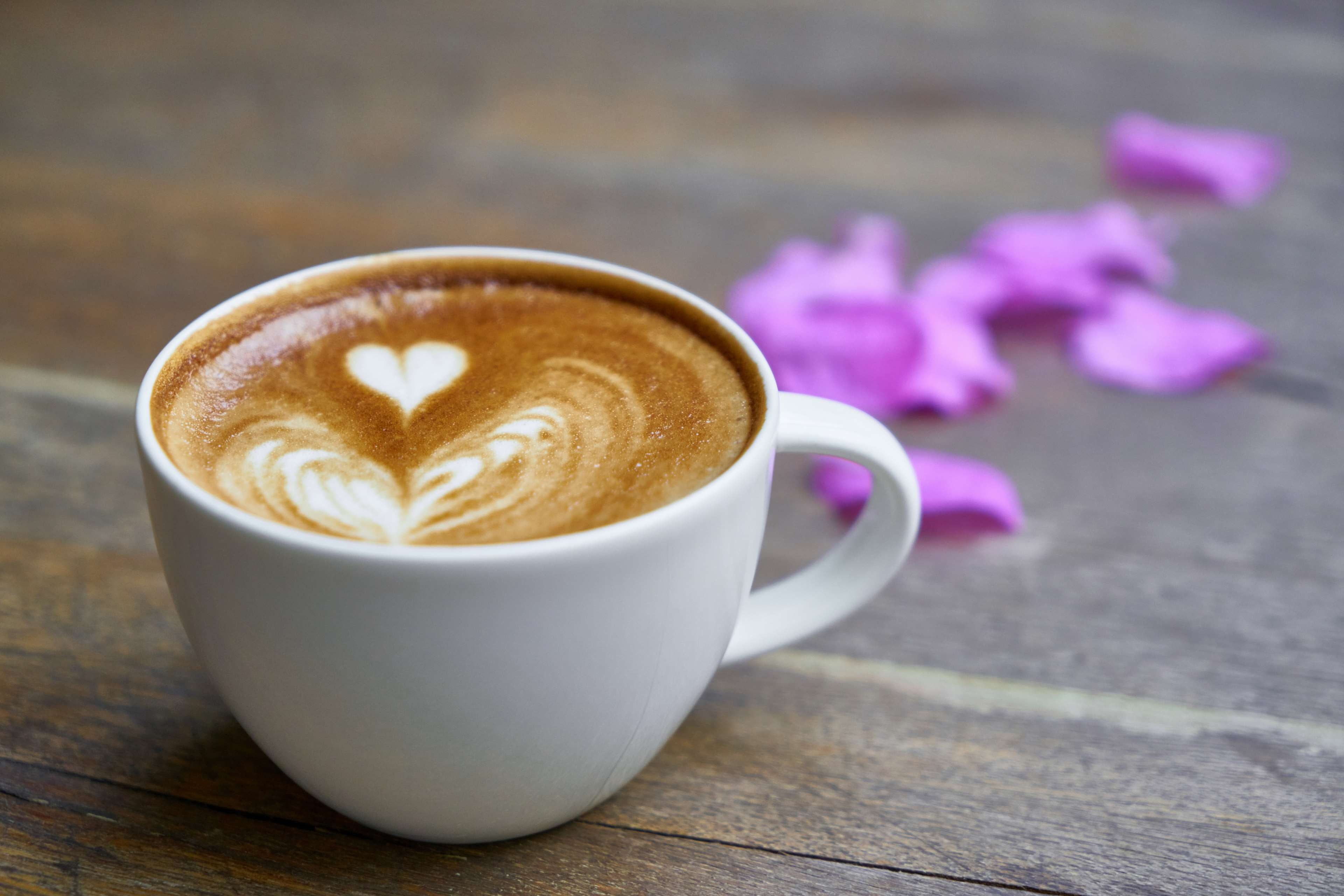 food, table, close-up, coffee cup, dawn, freshness, food and drink, crockery, frothy drink, coffee, foam, delicious, brown, positive emotion, coffee drink, HD Wallpaper