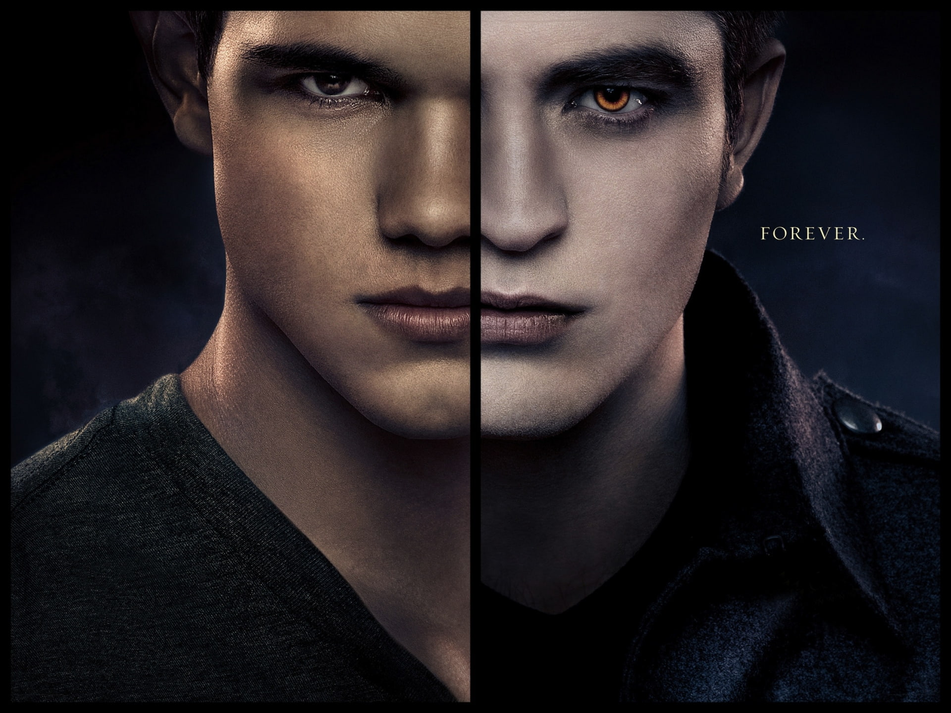 taylor, glance, vampires, dawn, pattinson, movies, robert, man, breaking, lautner, twilight, saga, face, 1080P, celebrities, HD Wallpaper