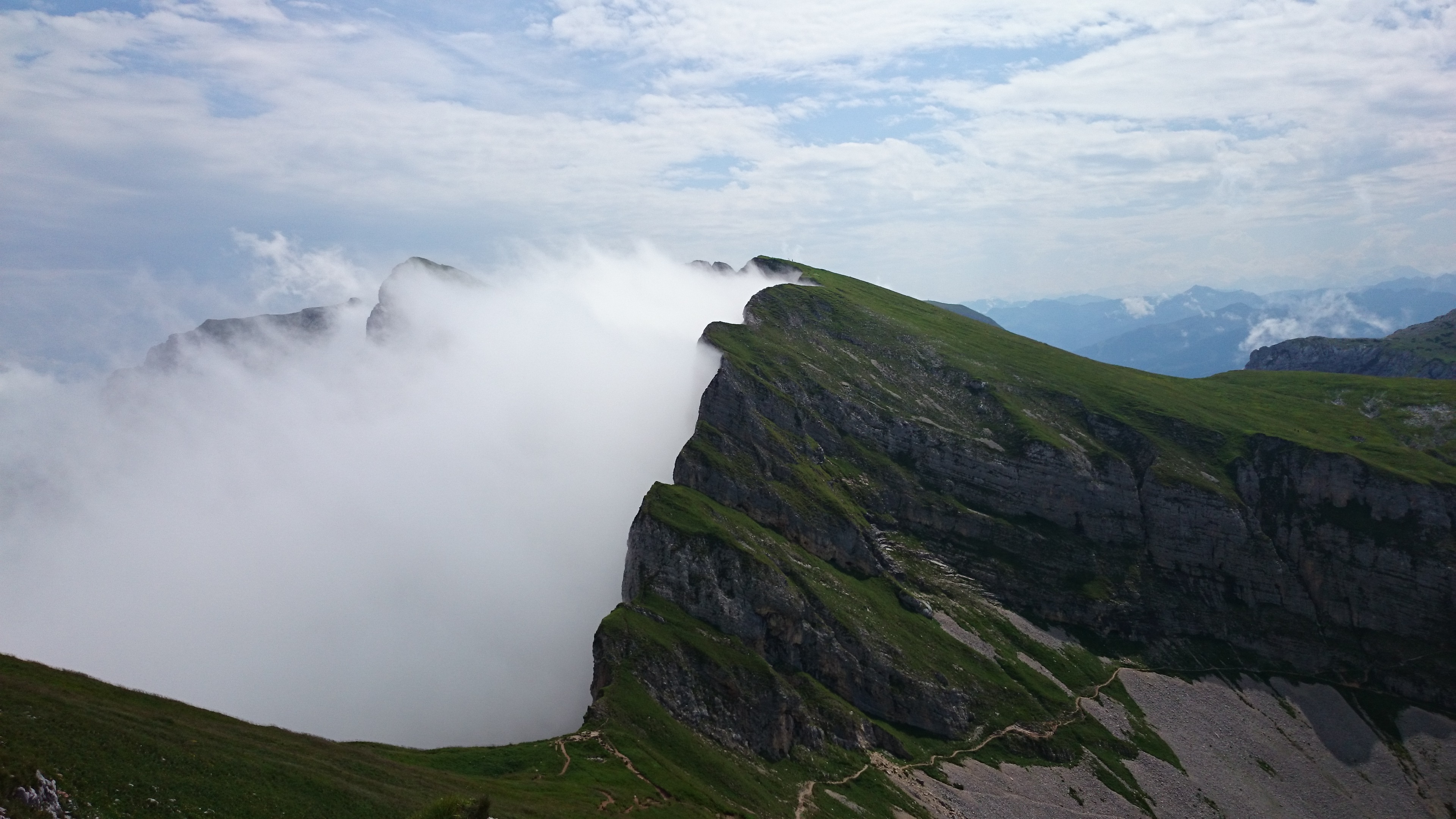 mountain Peak, tourism, rock - object, scenics - nature, rofan, nature, mountain range, alpine, mood, land, tyrol, meadow, beauty in nature, rock, landscape, HD Wallpaper