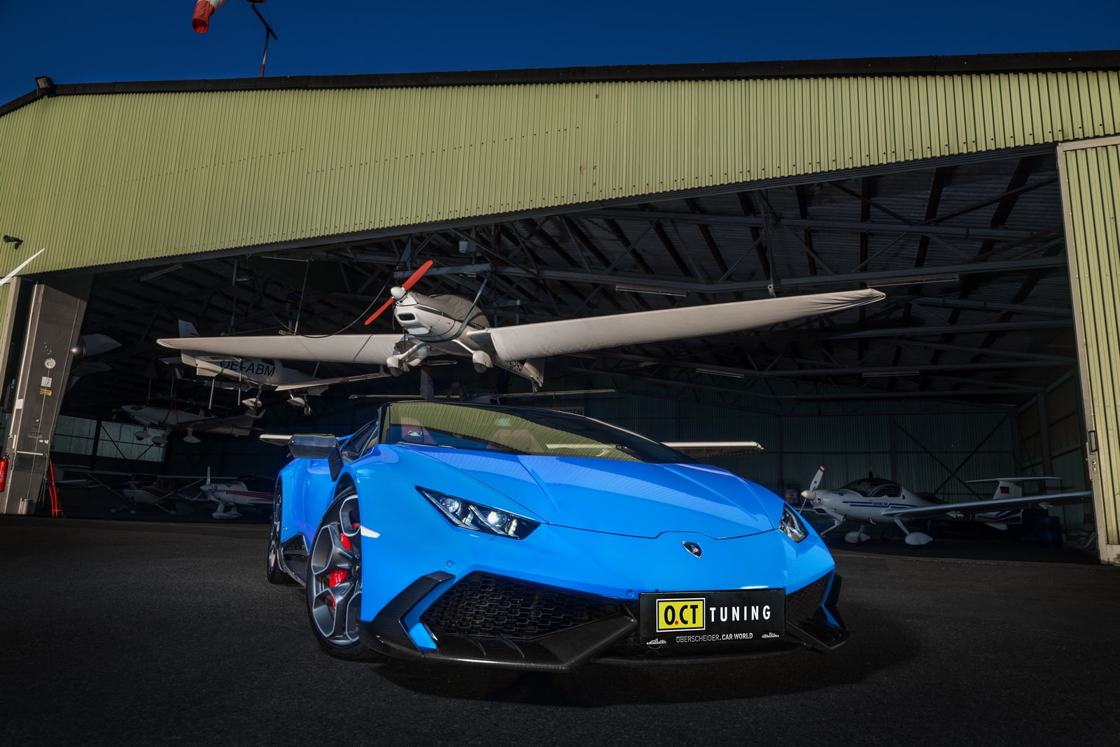 spider, blue, supercharged, tuning, cars, lamborghini, modified, oct, 720P, huracan, HD Wallpaper