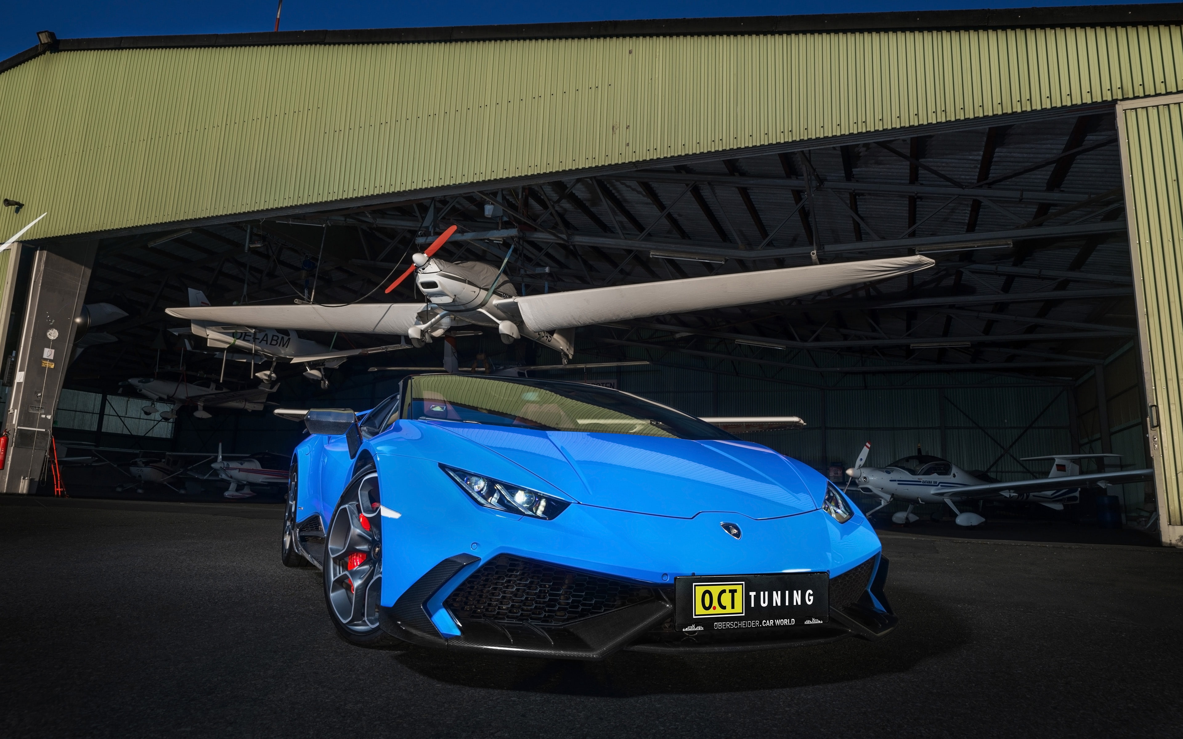 tuning, car, vehicle, lamborghini, huracan, oct-tuning, automobile, supercar, 4K, 2017, oct, auto, HD Wallpaper