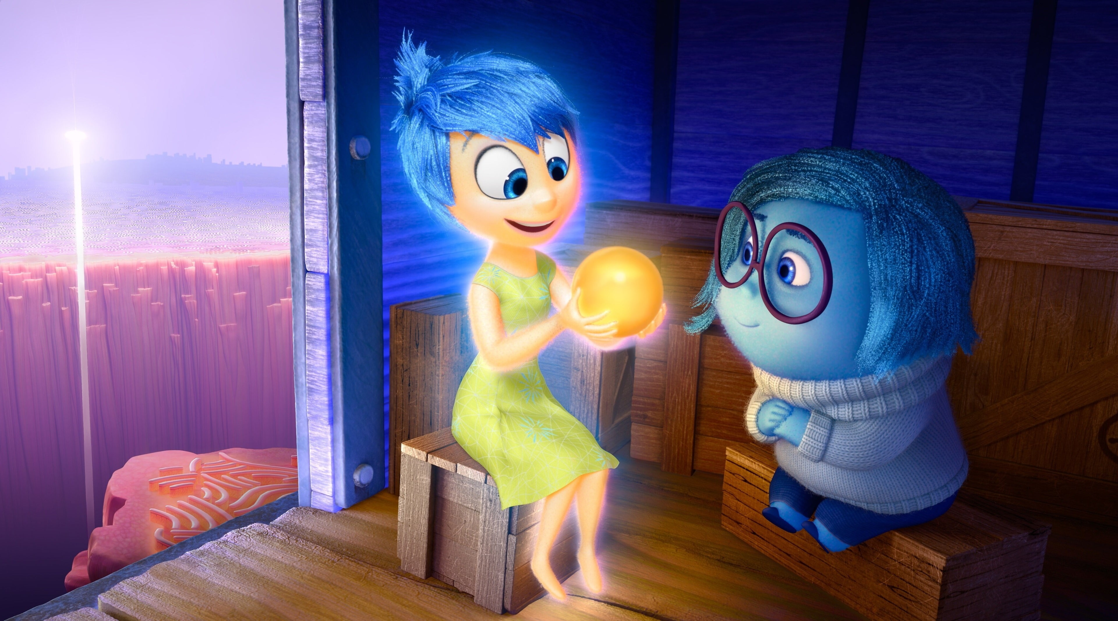 creativity, blue, lighting equipment, representation, home interior, offspring, 4K, indoors, wood, toy, fun, inside out 4k high resolution  for mac, childhood, HD Wallpaper