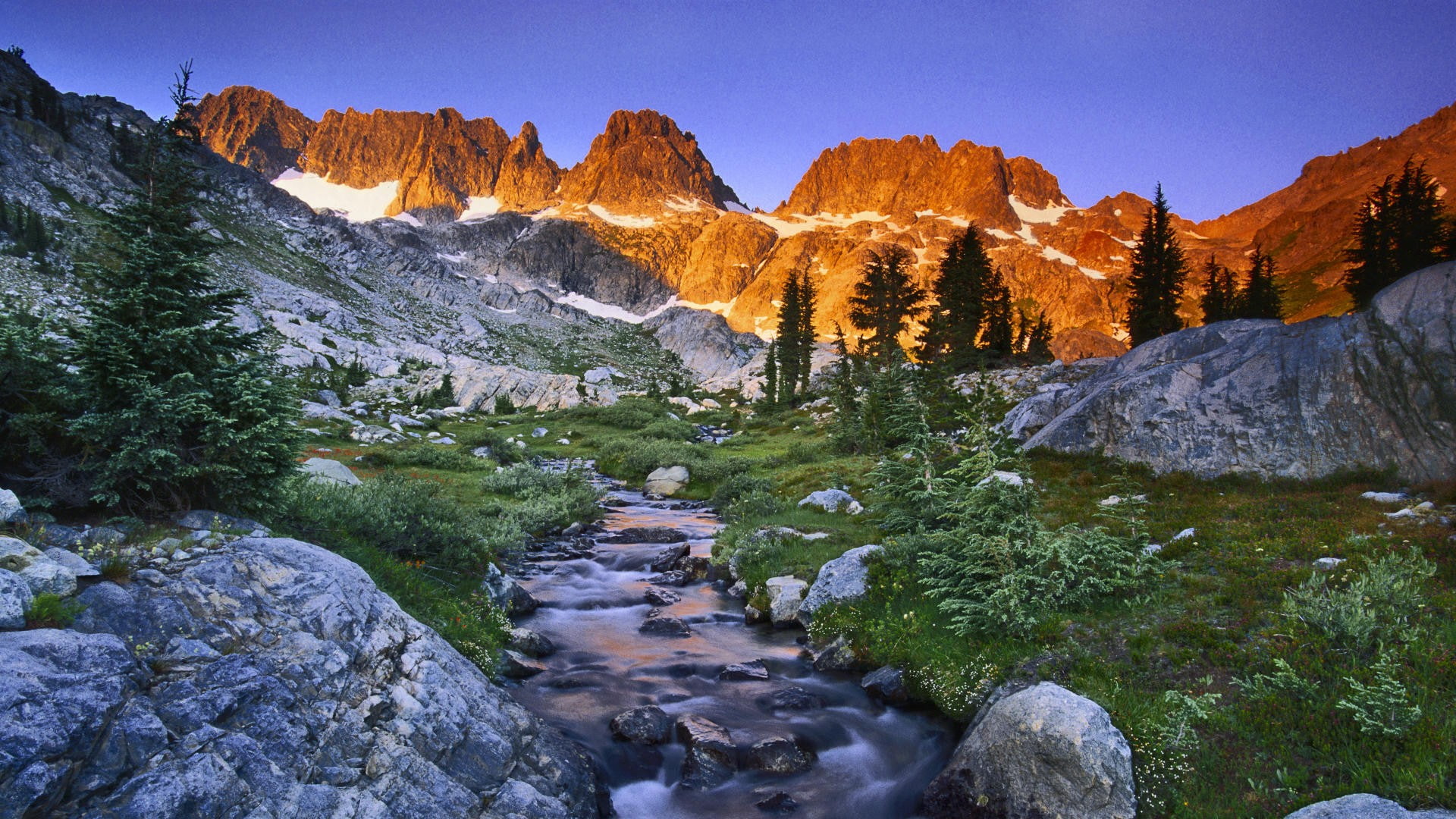 1080P, morning, california, ansel, nature, adams, minaret, HD Wallpaper