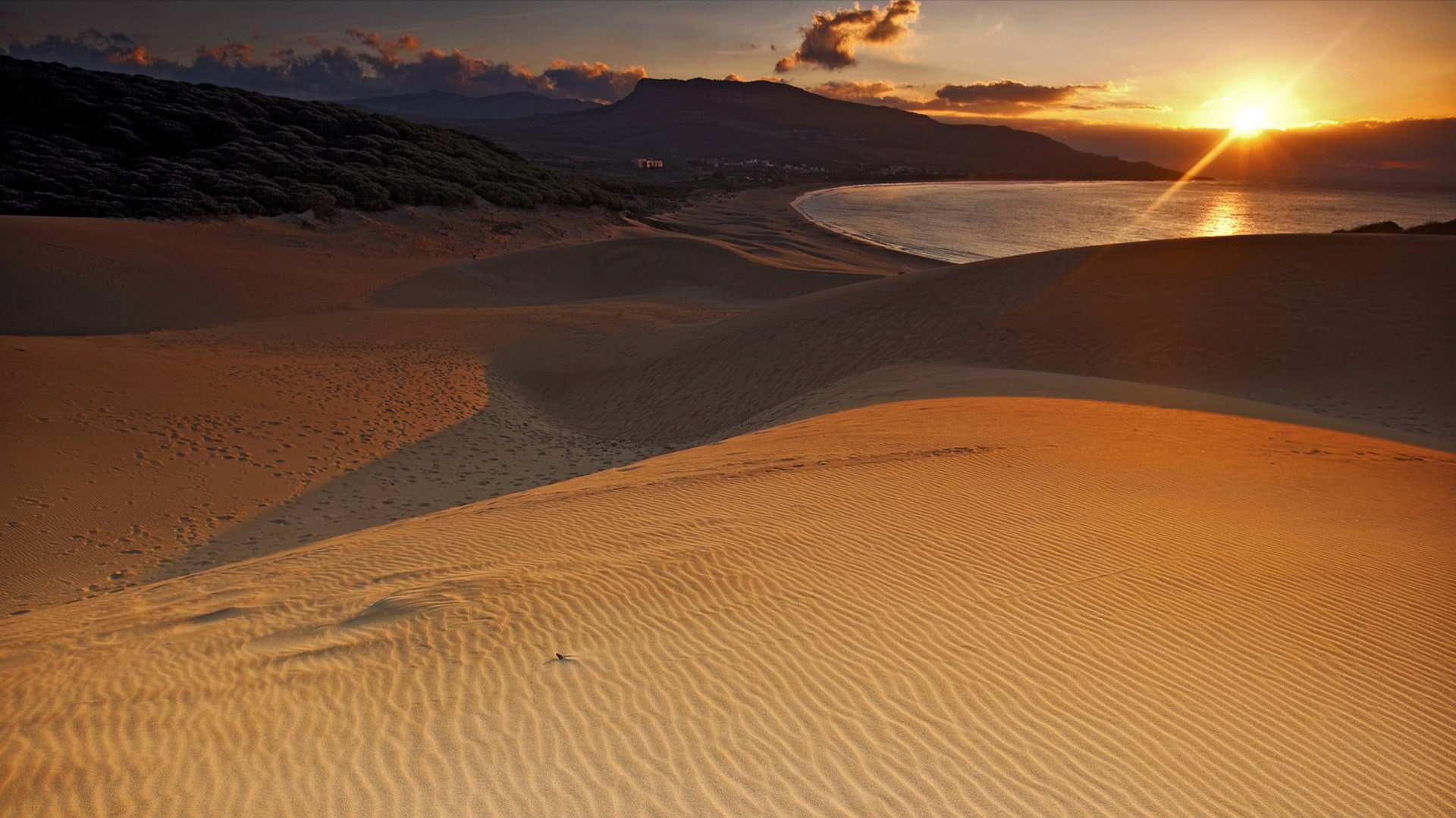 tranquility, widescreen high resolution nature hd 1920x1080, scenics - nature, sky, cloud - sky, sunlight, beauty in nature, landscape, no people, nature, HD Wallpaper