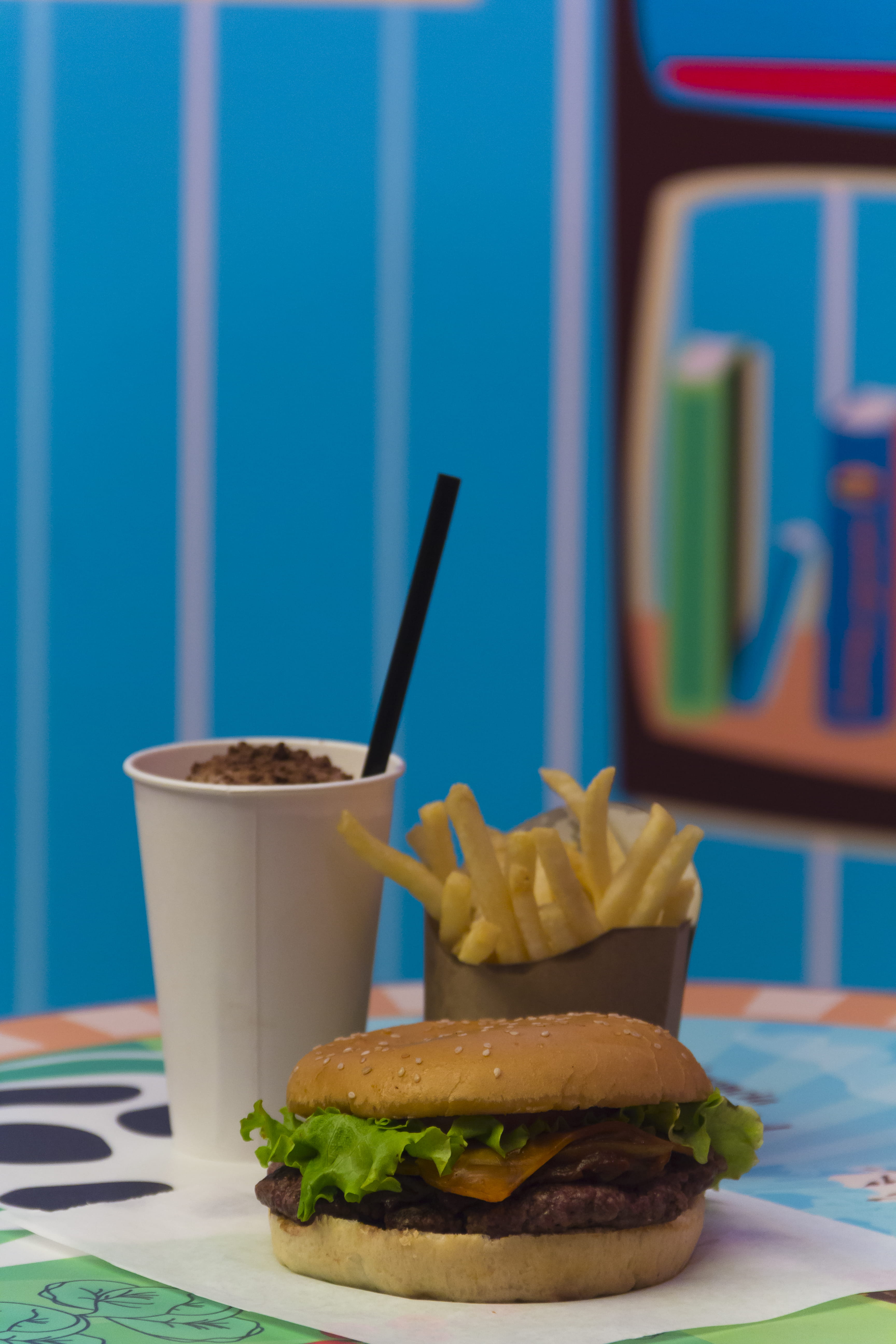 french fries, drink, bogotá, shake, colombia, freshness, snack, unhealthy eating, refreshment, foodporn, cup, food, indoors, temptation, 5K, food and drink, Phone HD Wallpaper