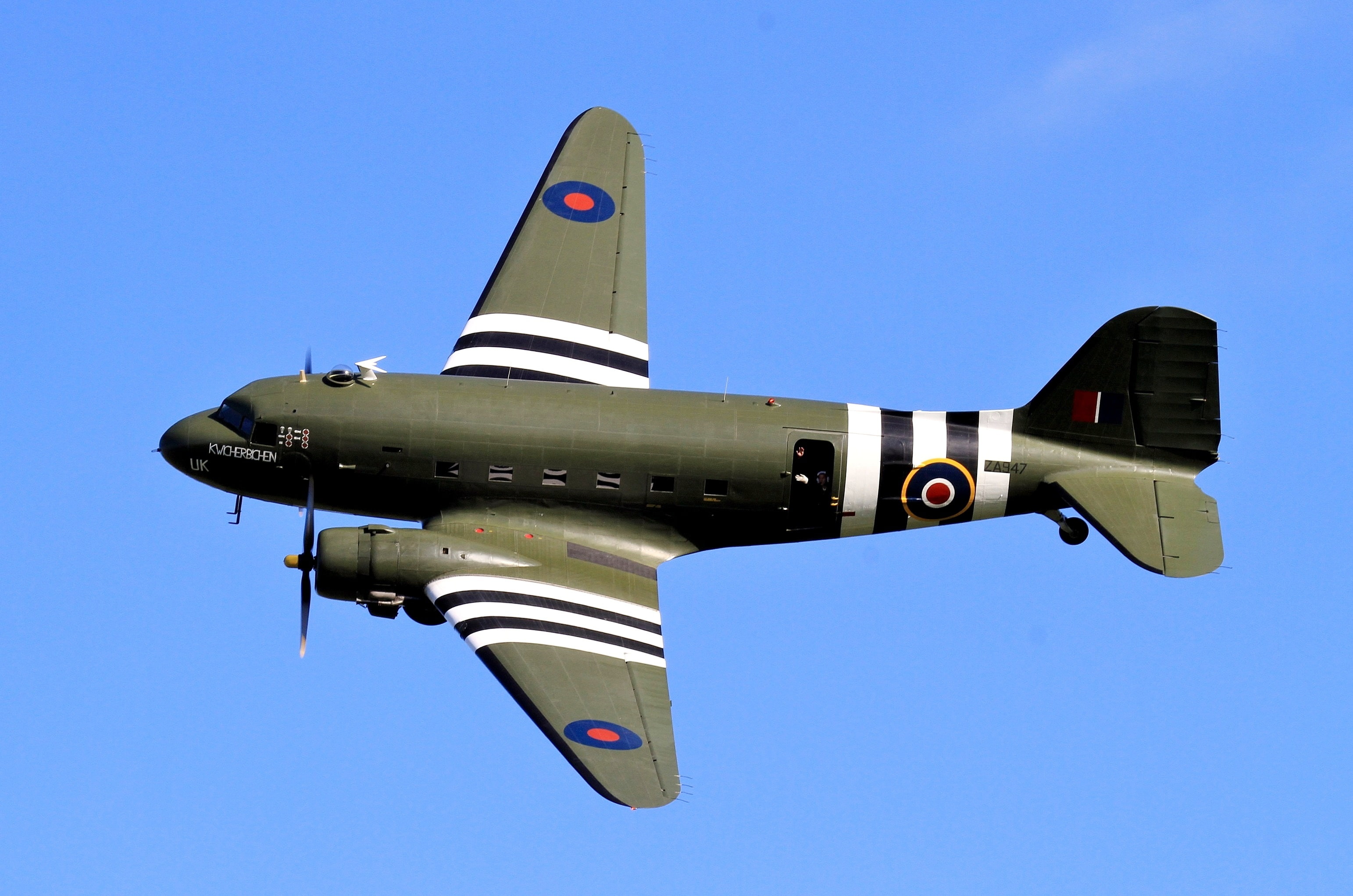 Dakota lll, 2K, American, C-47, Douglas, military transport aircraft, HD Wallpaper