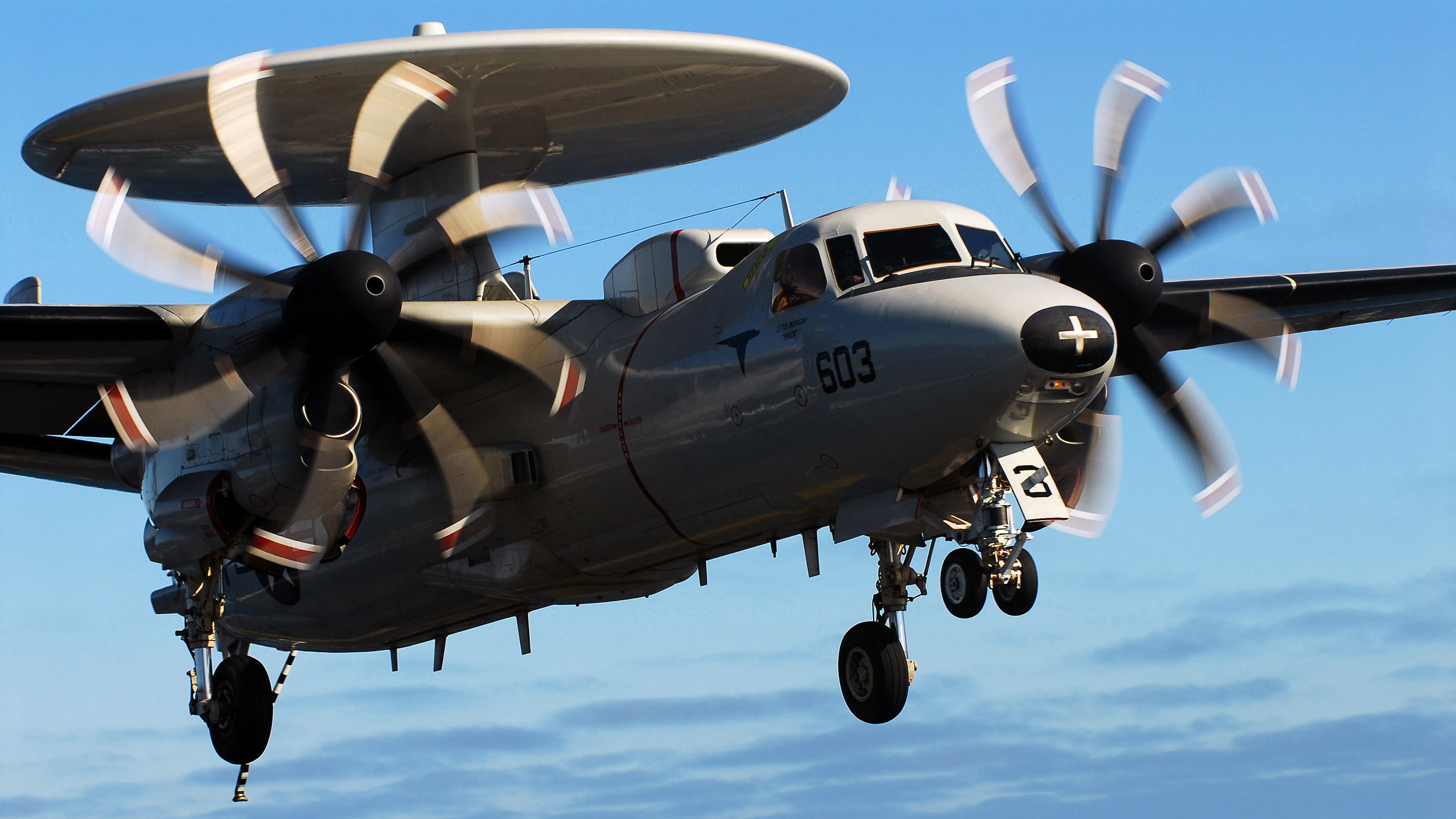 US Navy, HD, 2K, Northrop Grumman E-2 Hawkeye, HD Wallpaper