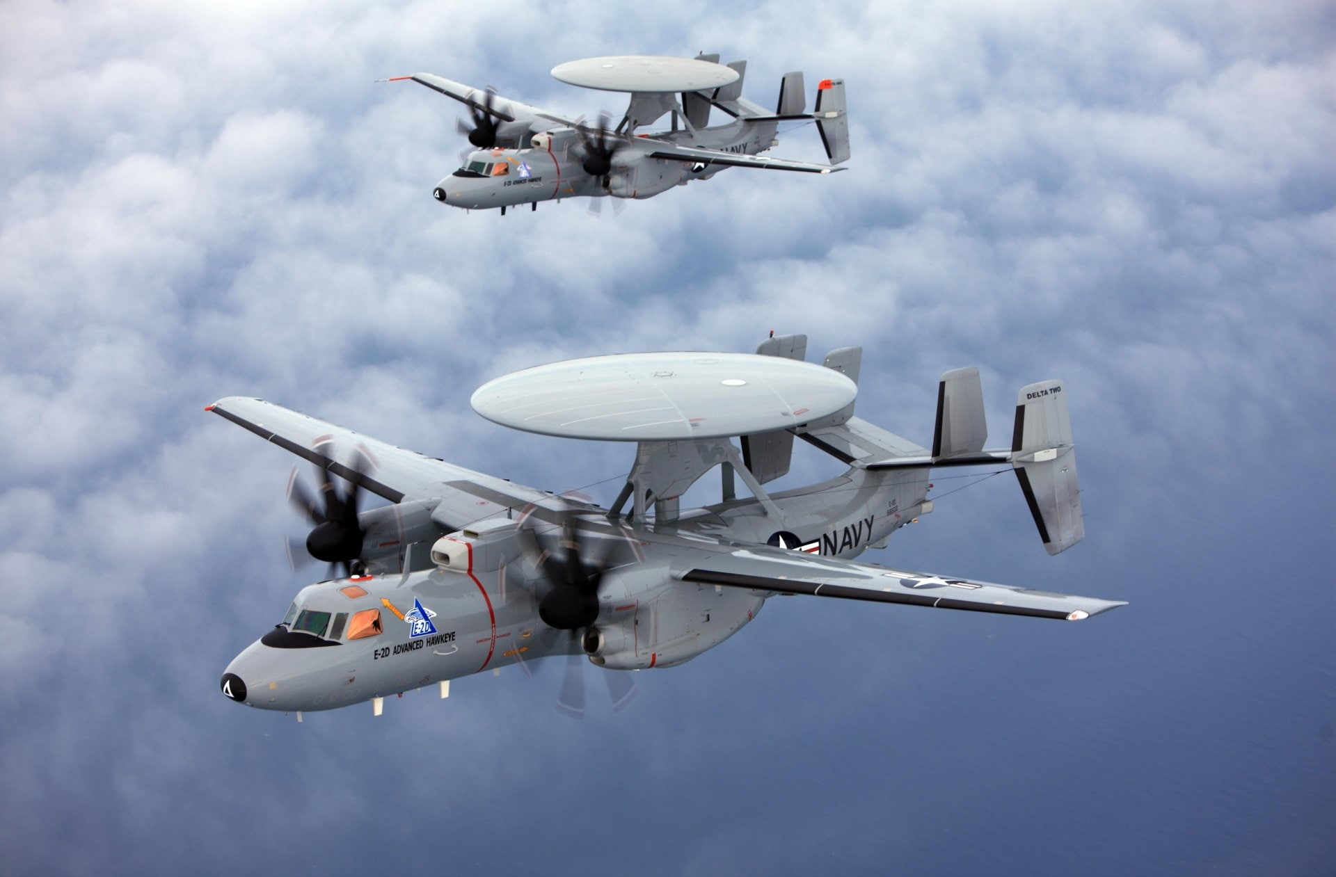 Military Aircrafts, Northrop Grumman E-2 Hawkeye, 1080P, Aircraft, HD Wallpaper