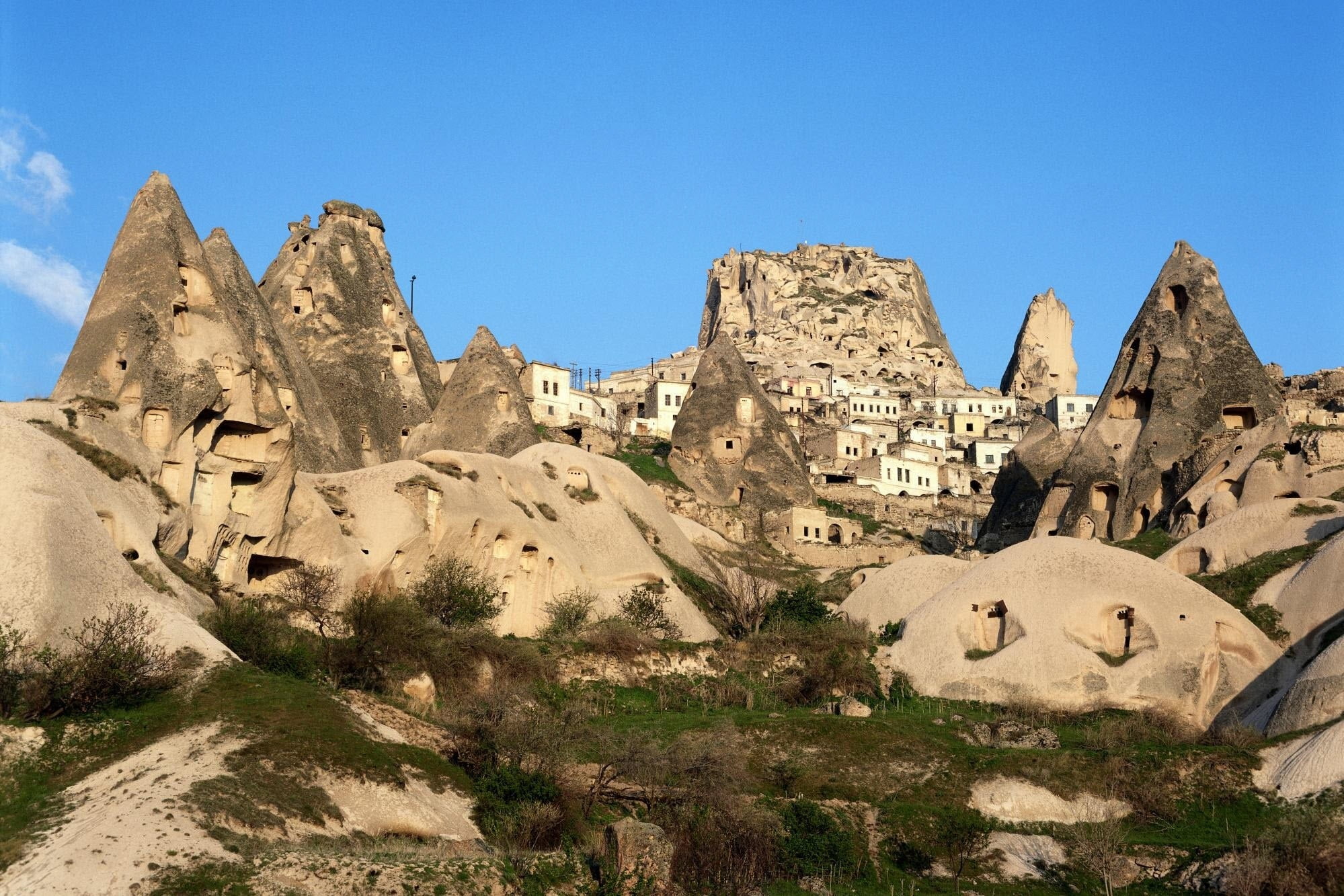 desert, land, built structure, history, structures, stone Material, asia, travel, ancient, nature, the Past, old Ruin, scenics, 1080P, caves, archaeology, HD Wallpaper