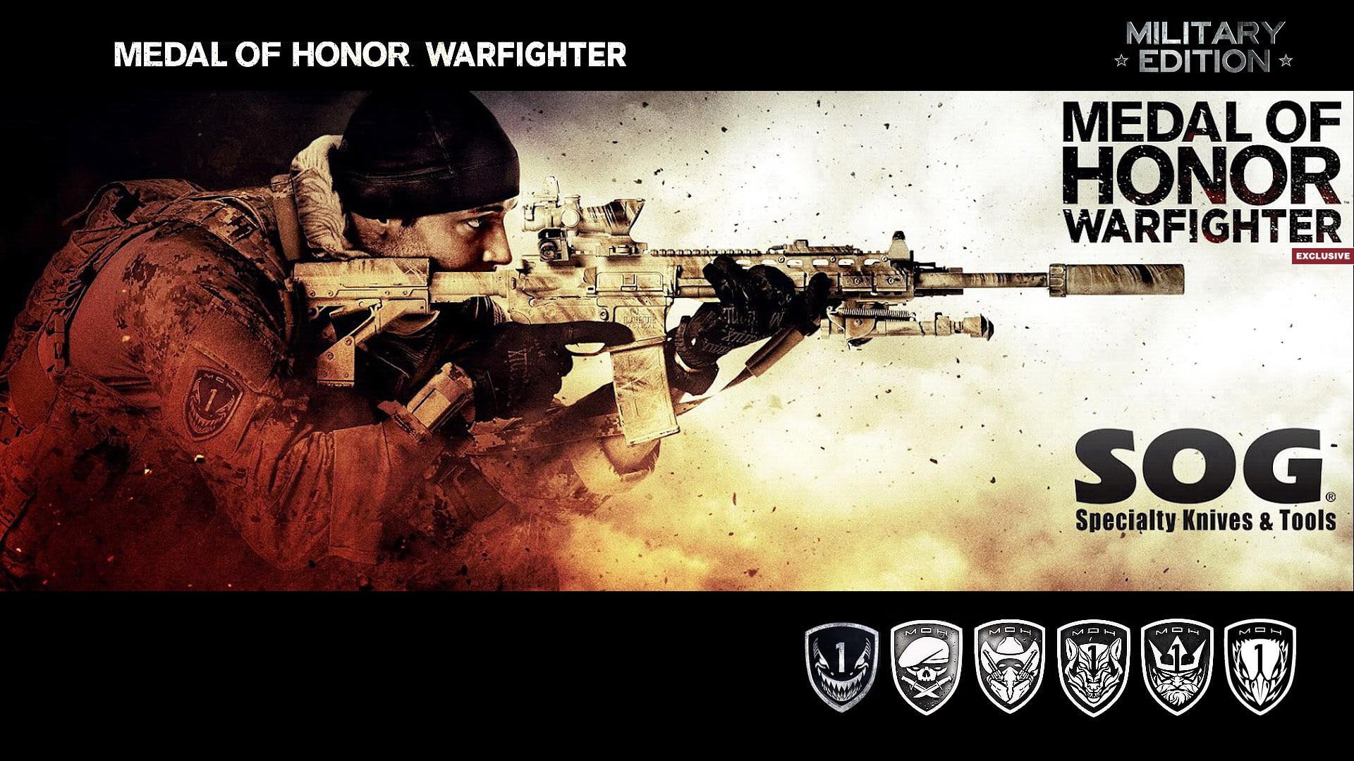 honor, edition, games, medal, 1080P, military, warfighter, HD Wallpaper