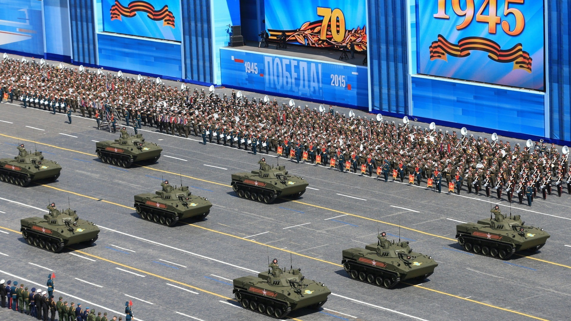 military victory day moscow russia airborne, 1080P, HD Wallpaper