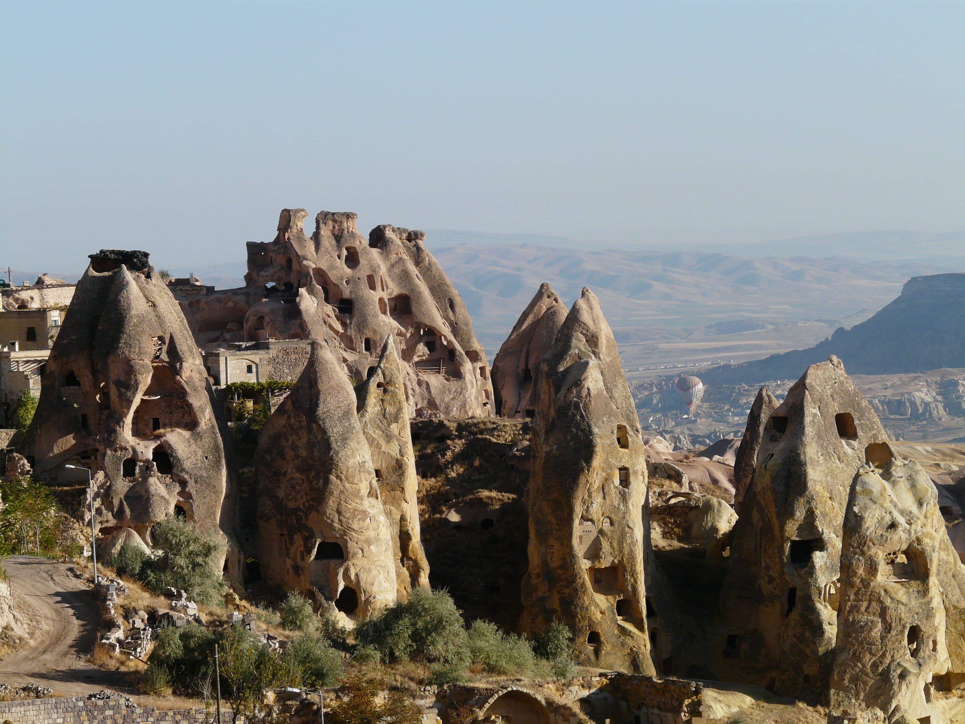 anatolia, architecture And Buildings, rock, old Ruin, tranquil scene, famous Place, clear sky, sky, day, the Past, history, 2K, stone Material, travel Destinations, HD Wallpaper
