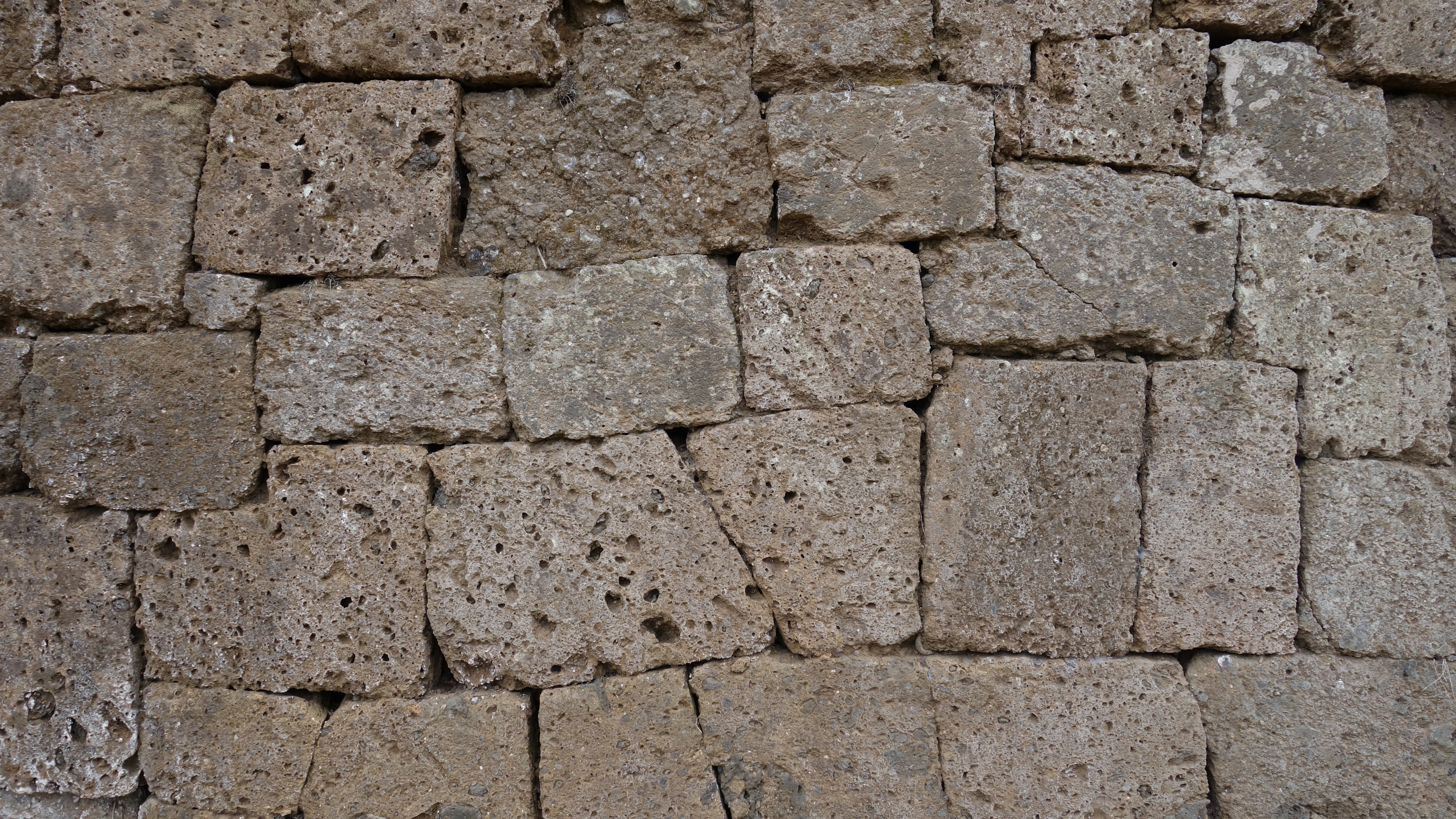 stone wall, outdoors, rough, antique, etruscan, texture, 5K, close-up, tuff, textured, brick, no people, pattern, solid, wall, construction industry, day, HD Wallpaper